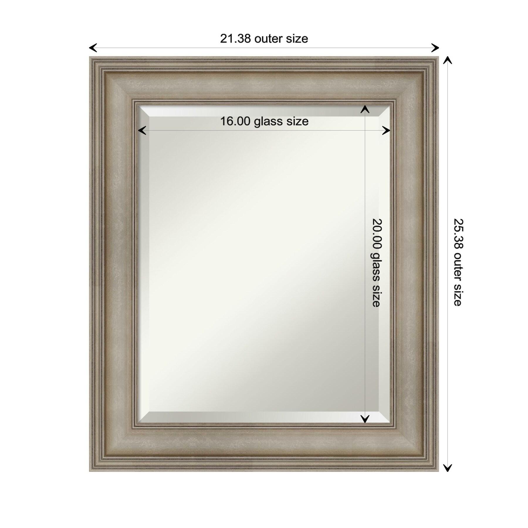 Amanti Art Flat Wall Mirror