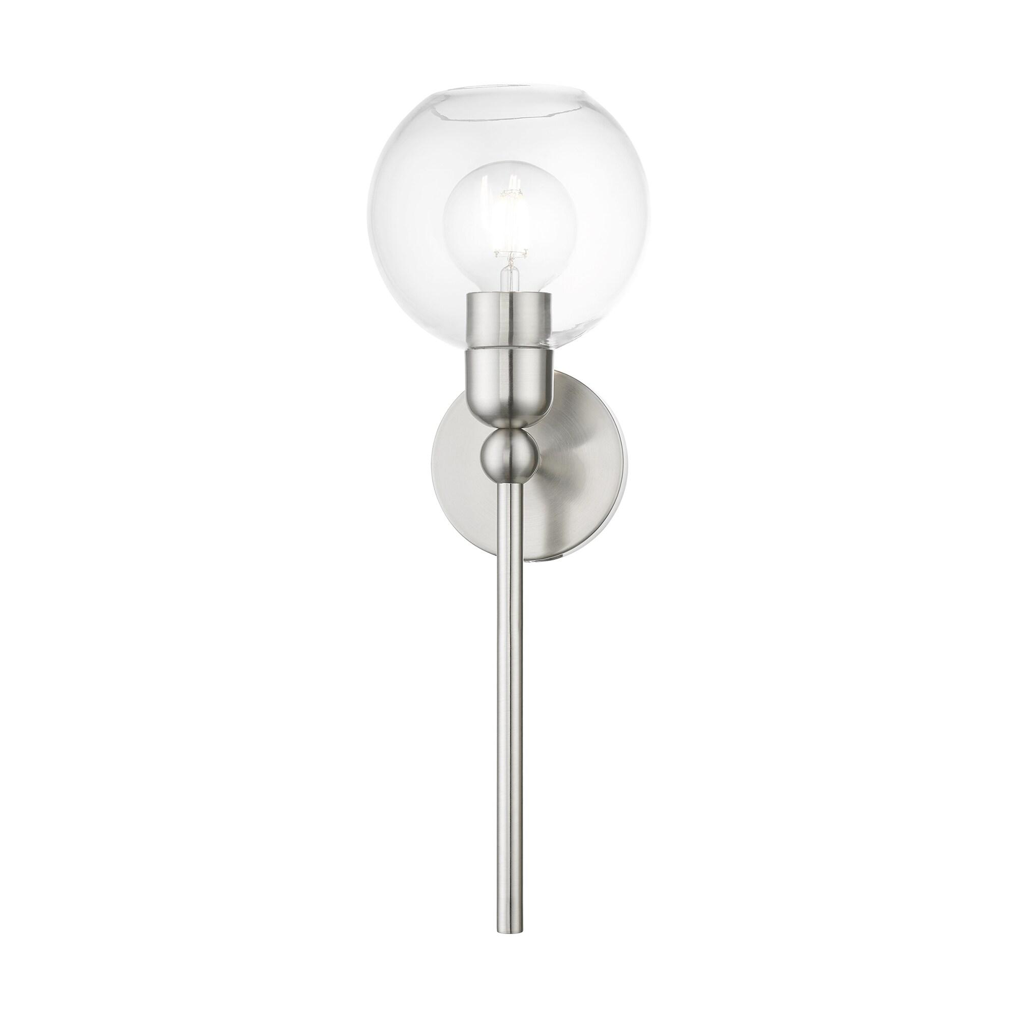 Livex Lighting Downtown 1 - Light Sconce in  Brushed Nickel