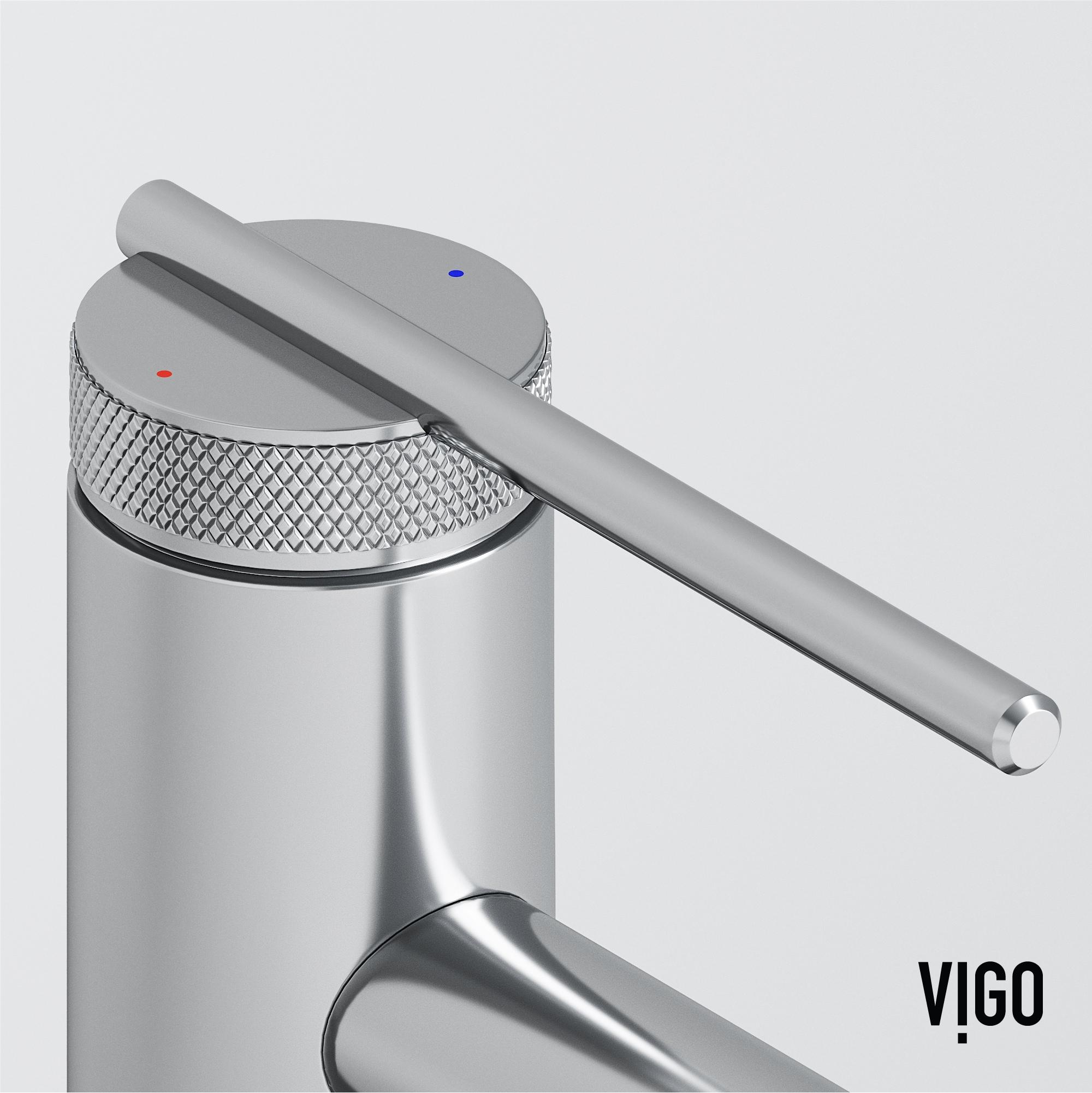 Sterling Single Handle Single-Hole Bathroom Faucet Set with Deck Plate