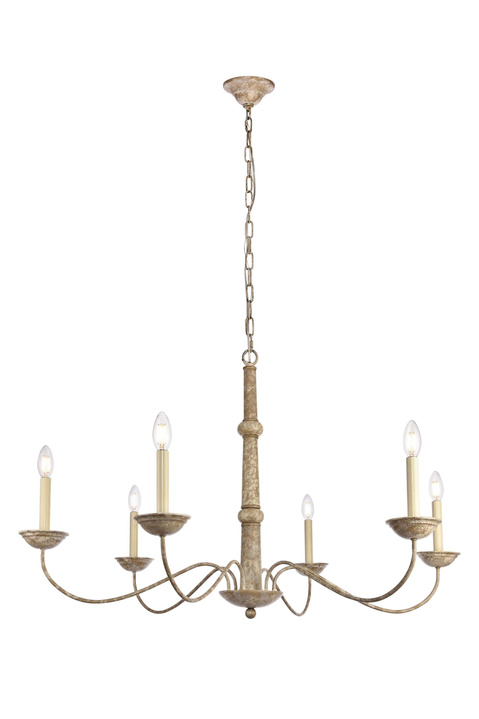 Kelly Clarkson Home Calando 6 - Light Dimmable Classic / Traditional Chandelier
