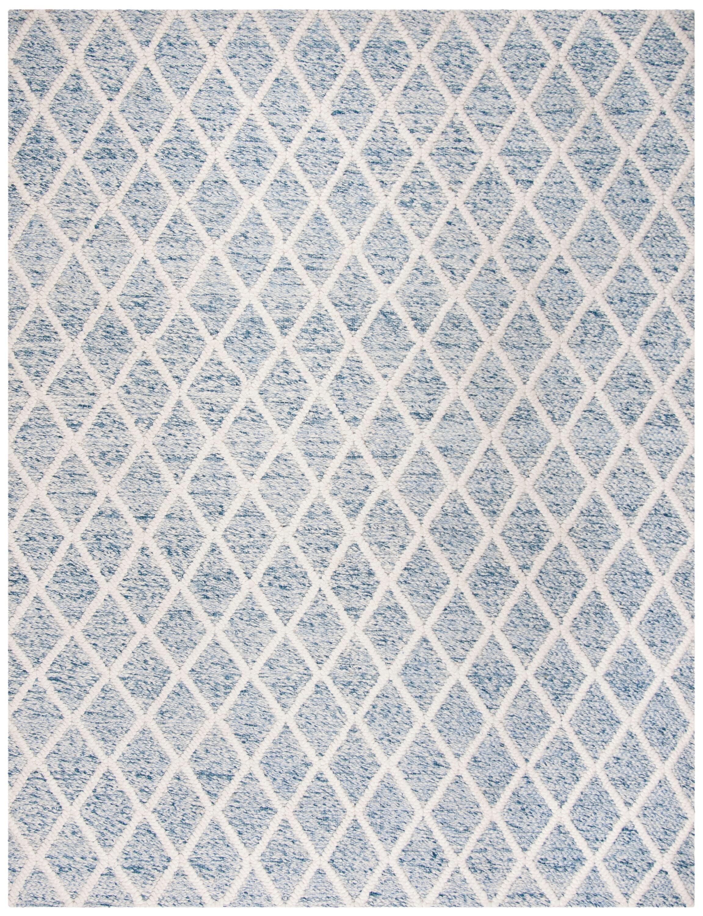 Natura NAT711 Hand Woven Area Rug - Ivory/Blue - 8'x10' - Safavieh.