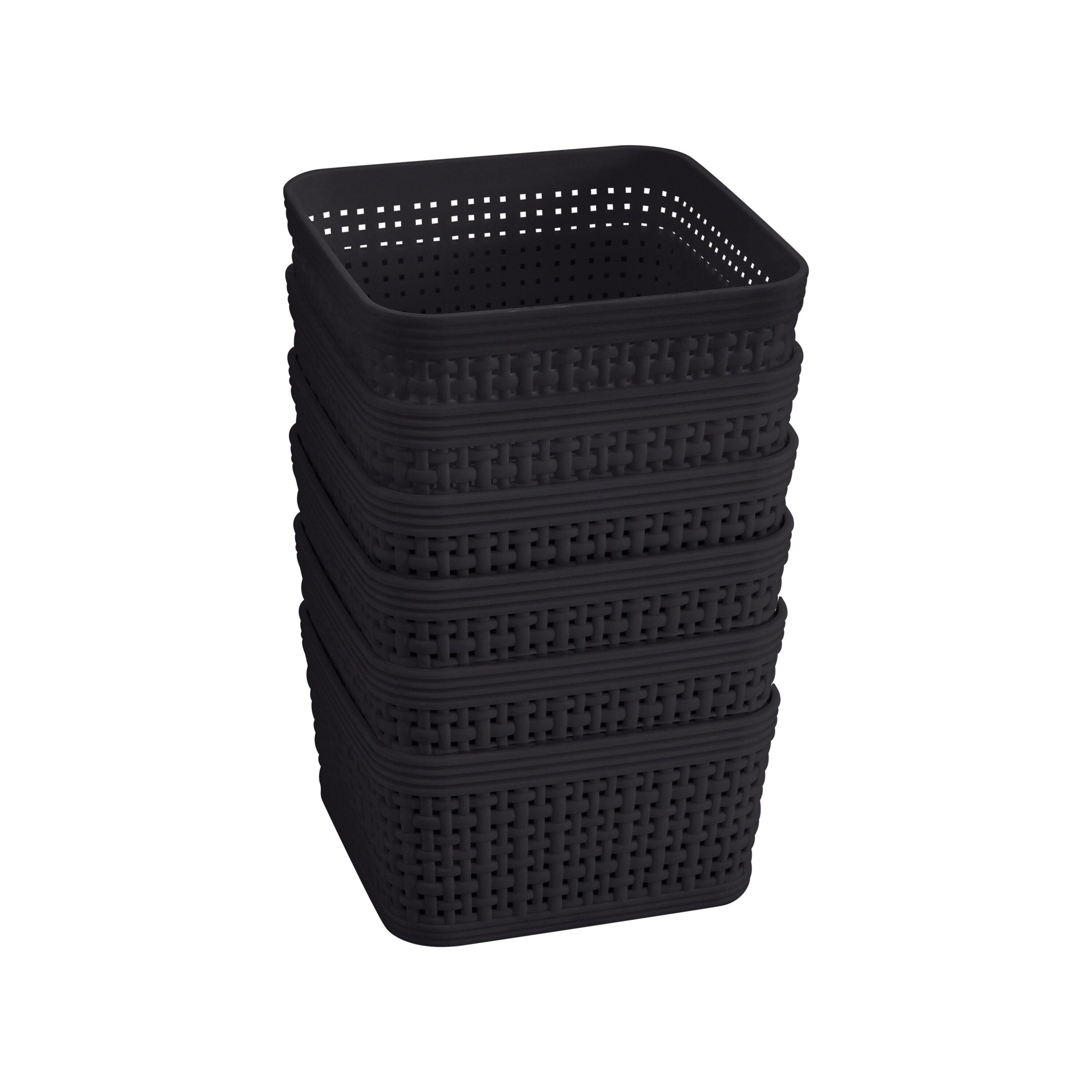 Simplify Simplify Plastic Basket (Set of 6)