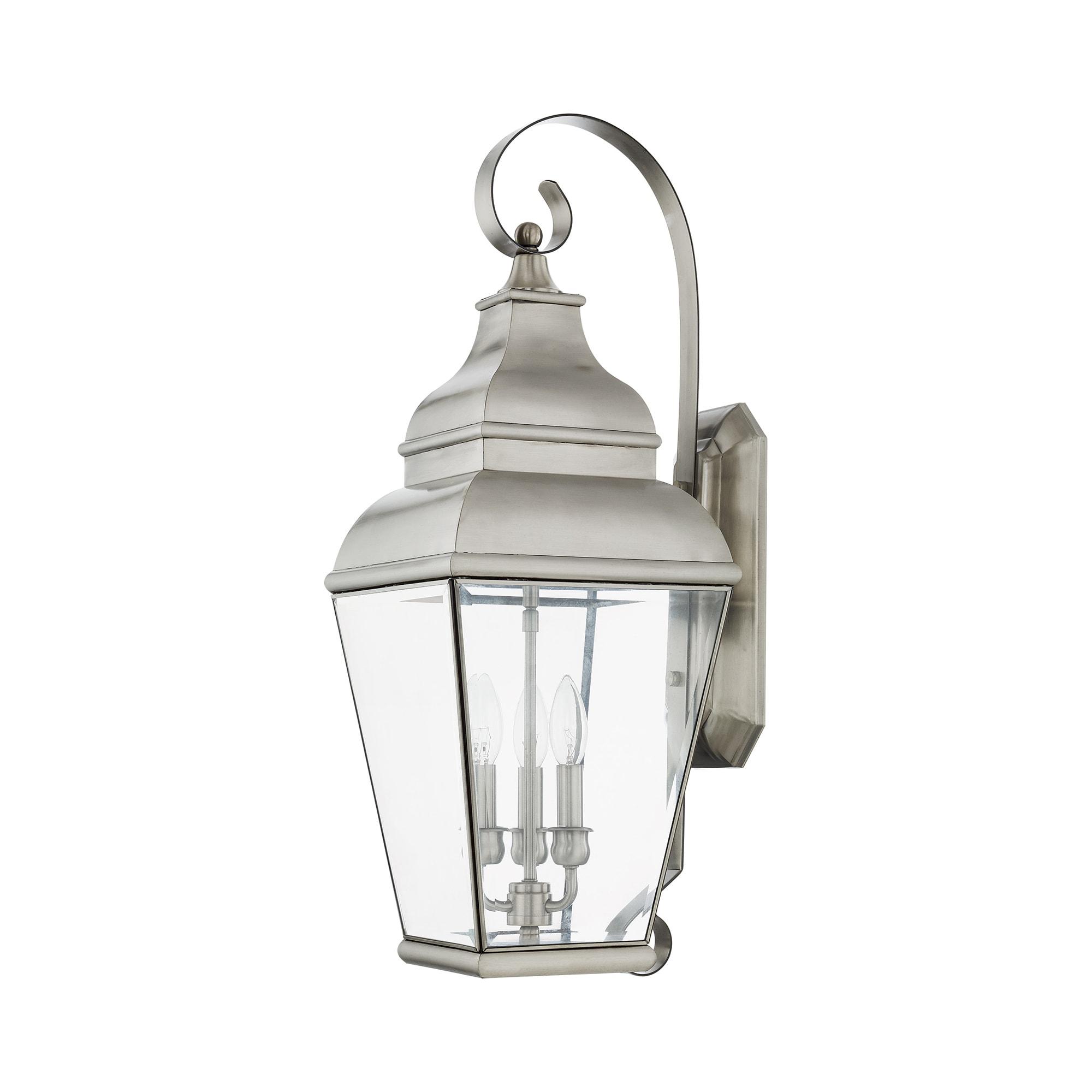 Livex Lighting Exeter 3 - Light Wall Light in  Brushed Nickel