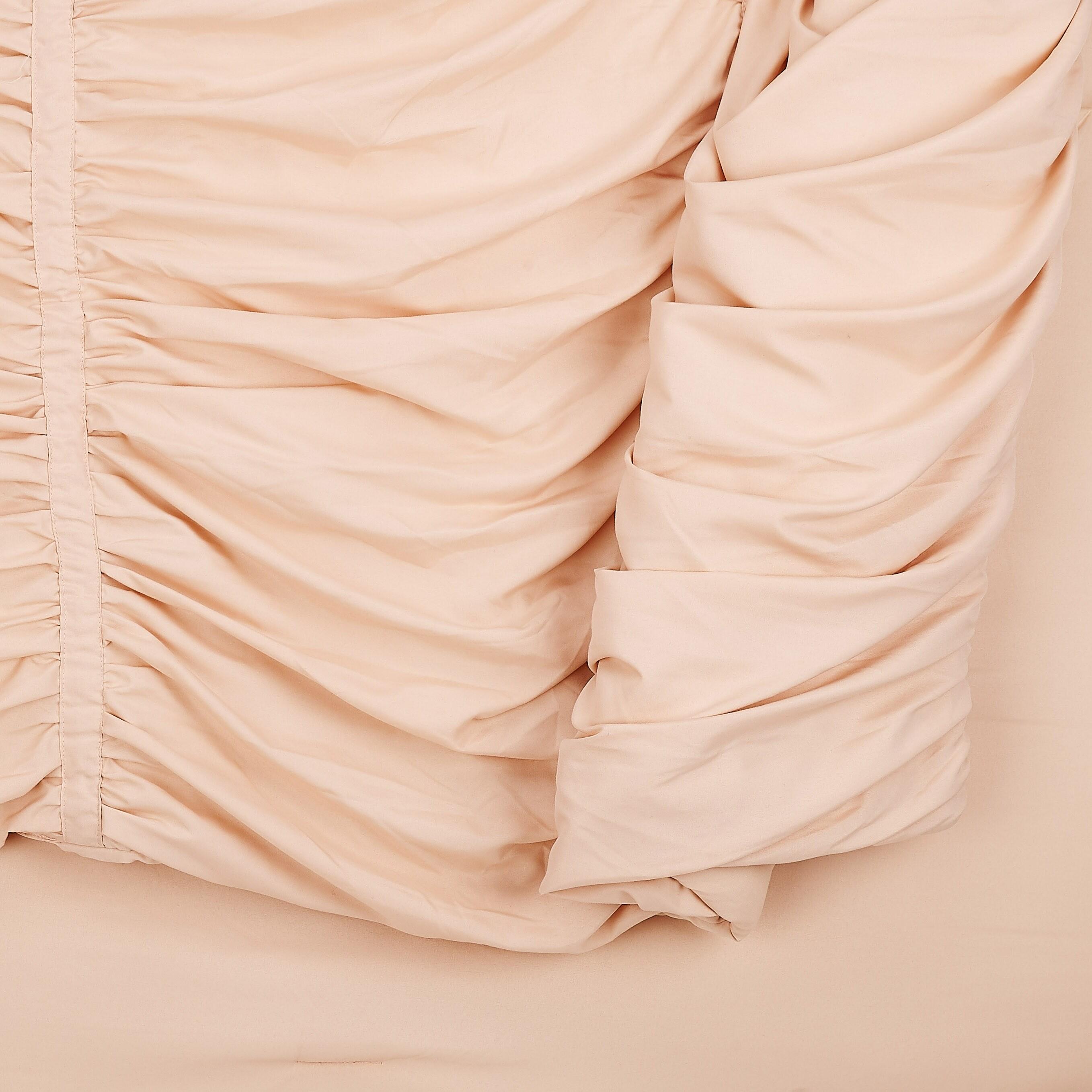 Modern Heirloom Emily Ruched Solid Textured Comforter Set
