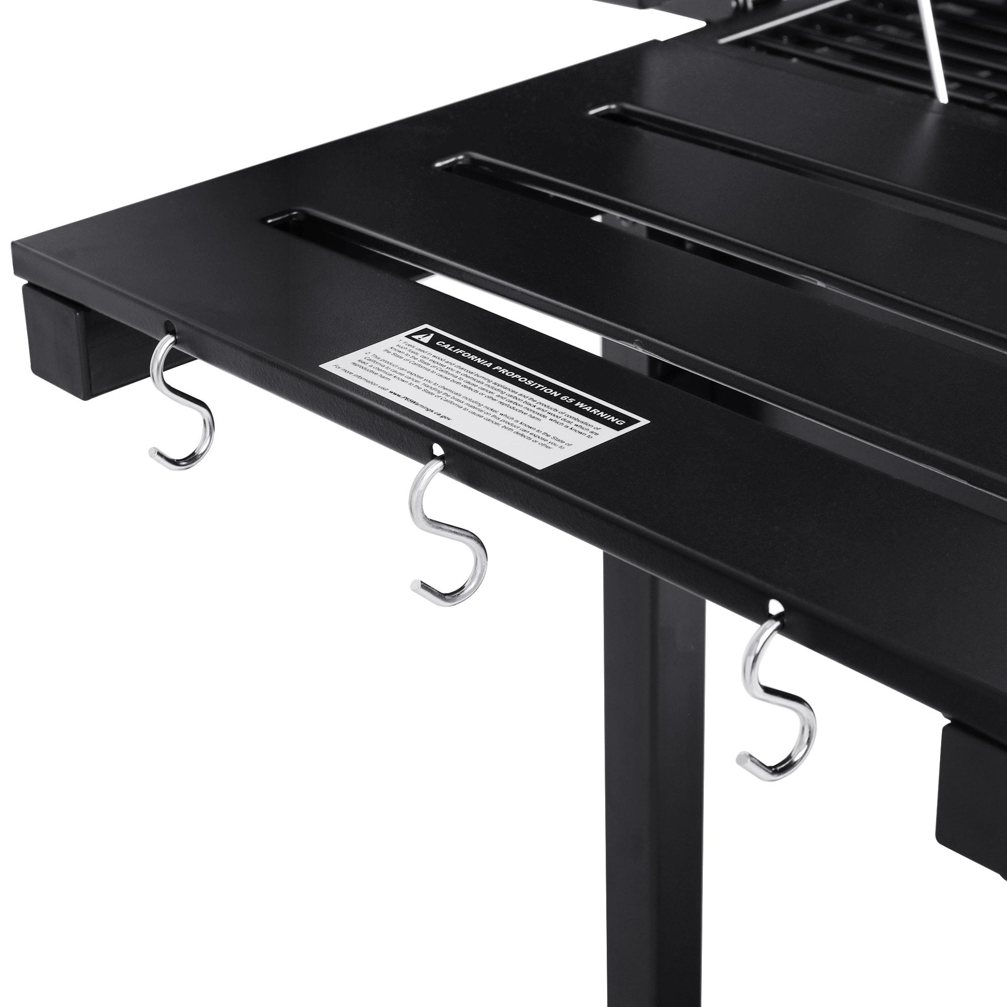 Royal Gourmet Deluxe 30-Inch Charcoal Grill, Black