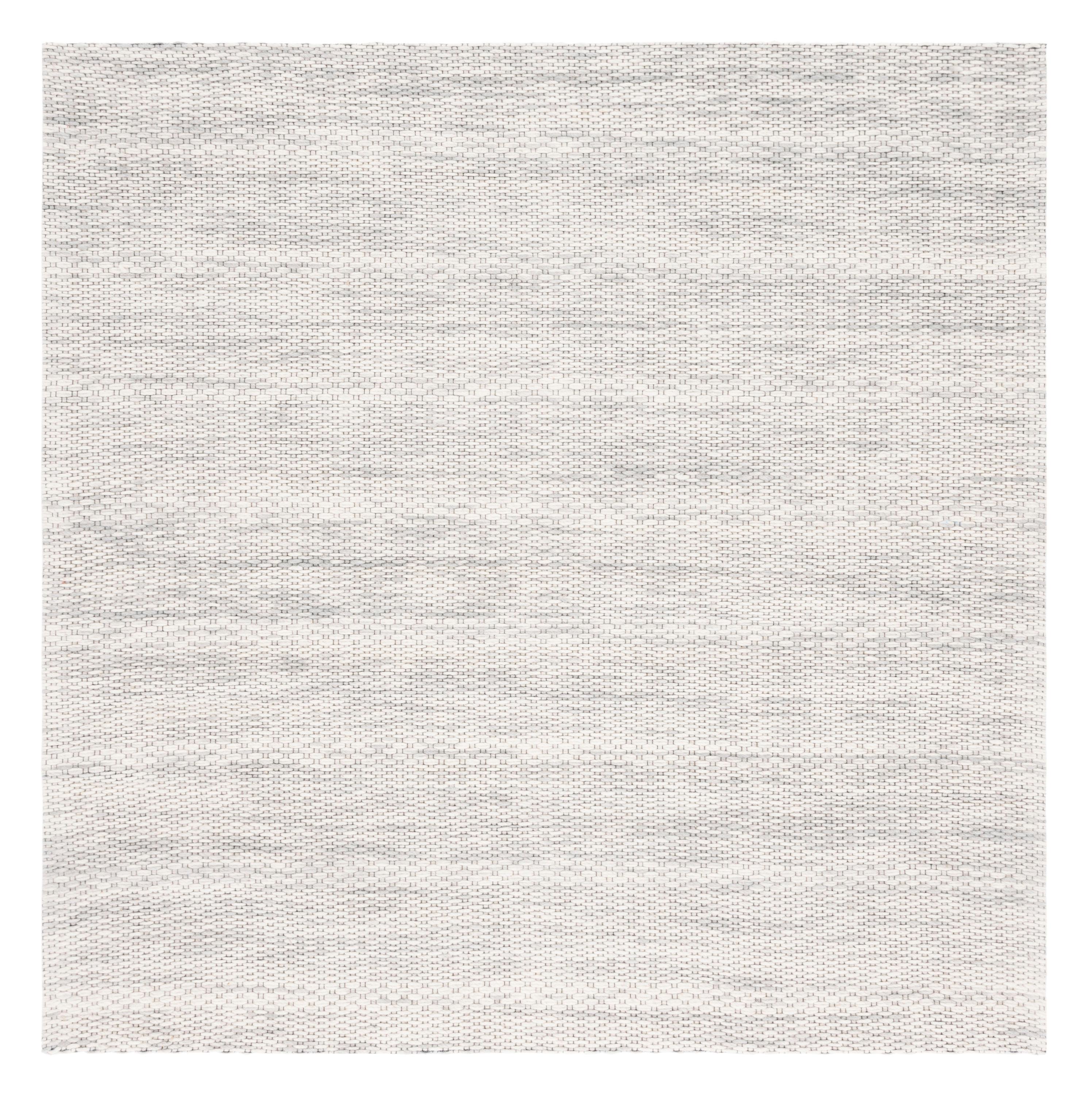 Marbella MRB311 Hand Woven Area Rug - Light Grey - 6'x6' - Safavieh.