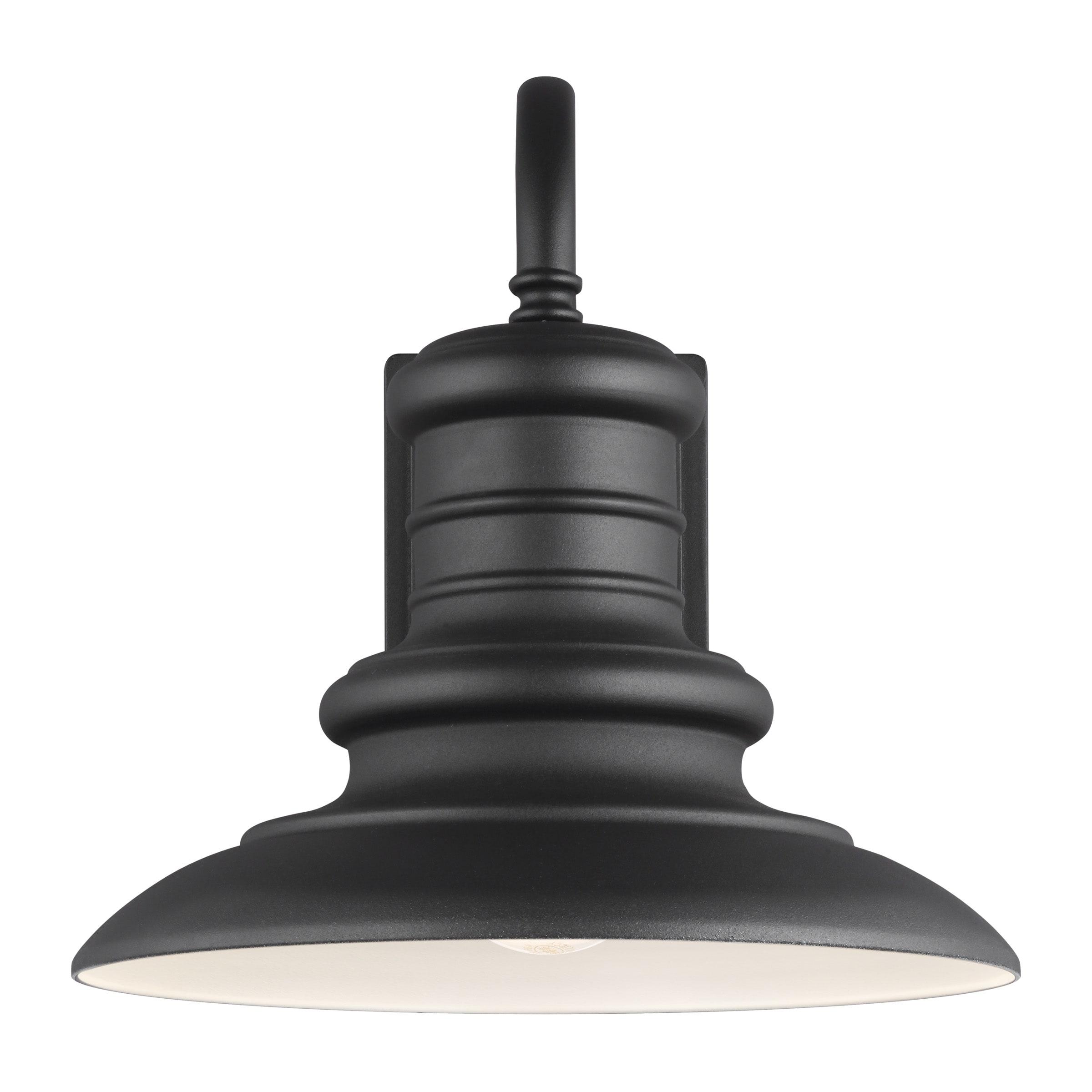 Generation Lighting Redding Station 12 1/2" High Black Outdoor Wall Light