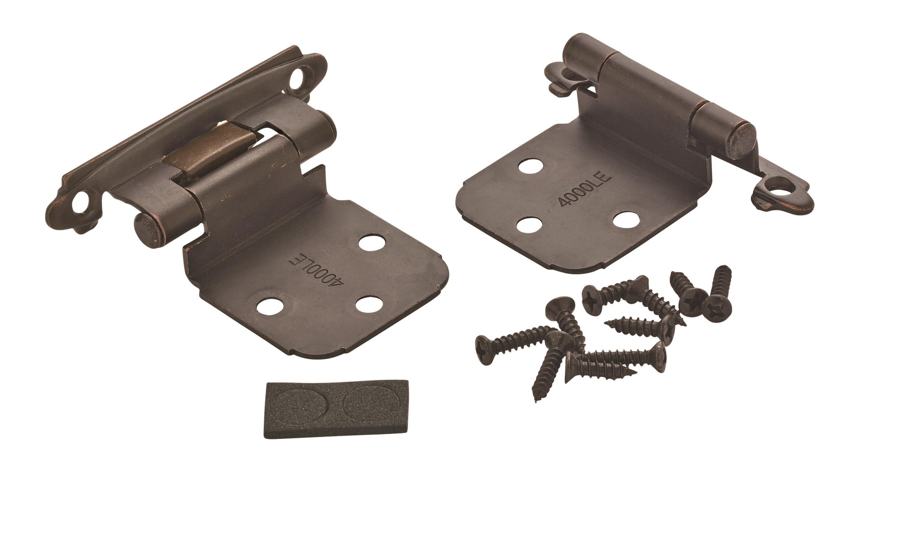 Oil Rubbed Bronze Self-Closing Cabinet Hinges