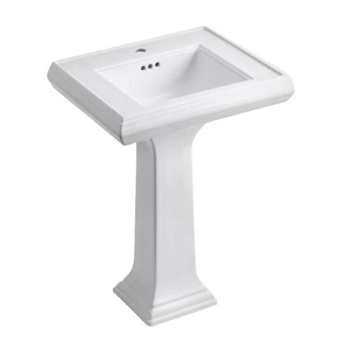 Memoirs® 26.375" Tall Rectangular Pedestal Bathroom Sink with Overflow