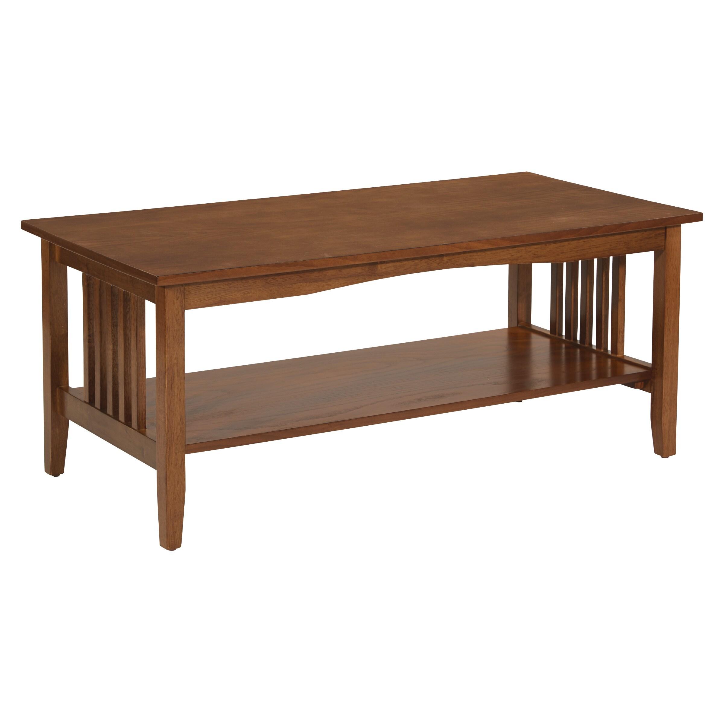 OSP Home Furnishings Sierra Coffee Table in Ash Finish