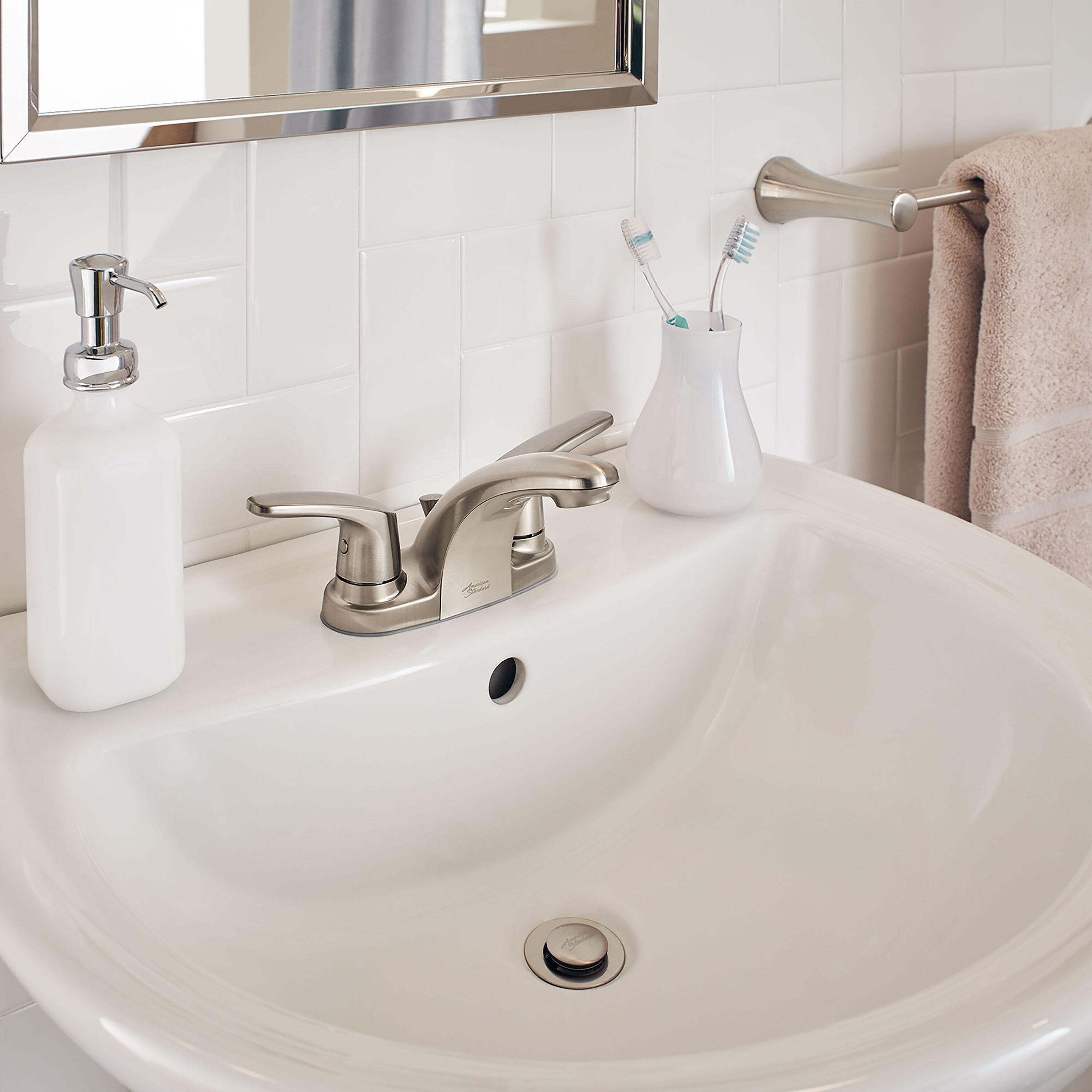 Colony Pro Brushed Nickel 4-Inch Centerset 2-Handle Bathroom Faucet