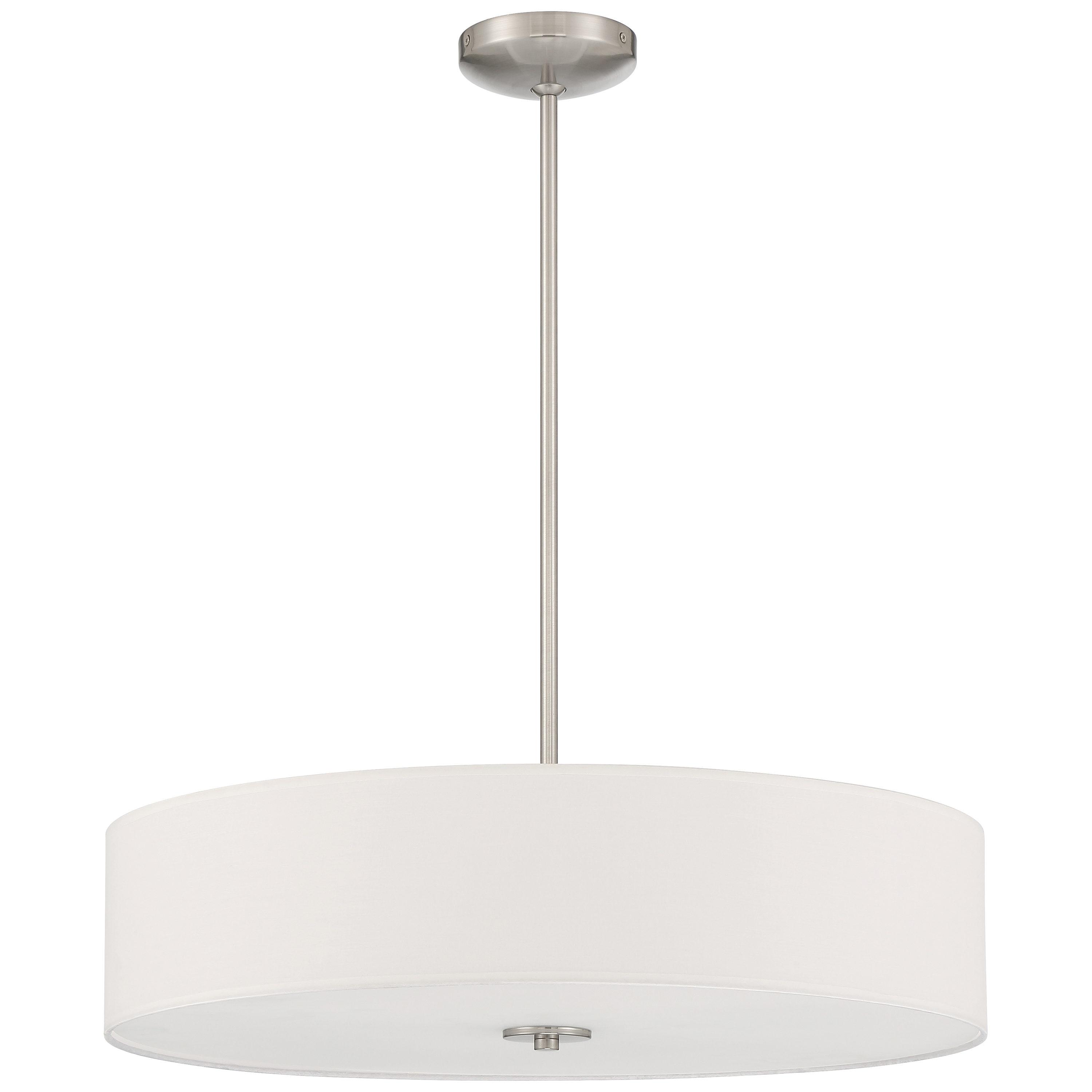Access Lighting Mid Town 4 - Light Pendant in  Brushed Steel
