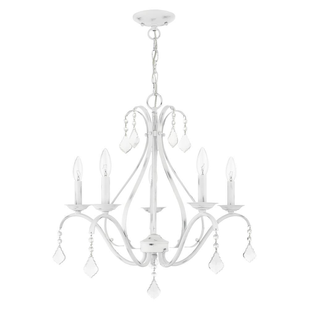 Livex Lighting Caterina 5 - Light Chandelier in  Antique White