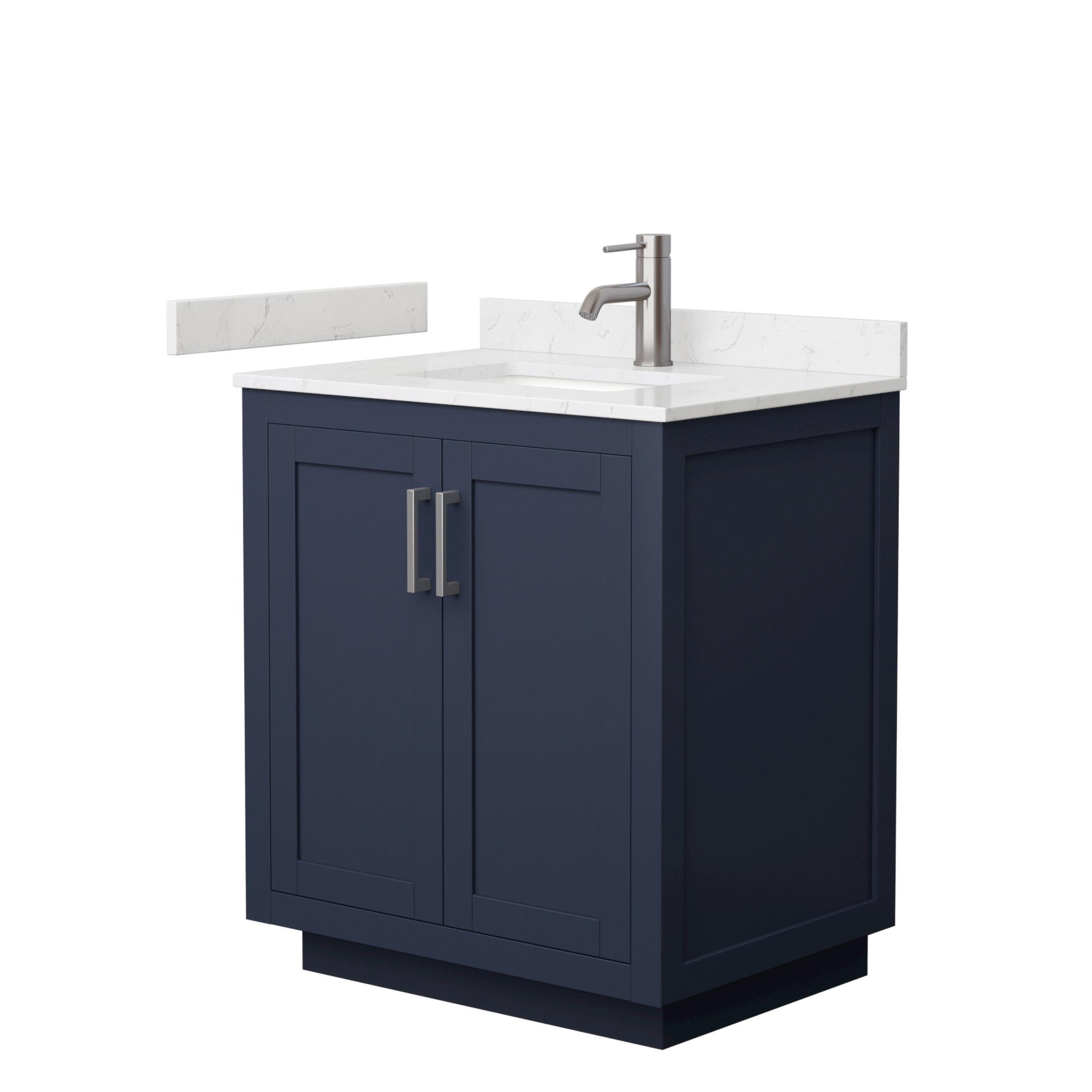 Miranda 30" Freestanding Single Bathroom Vanity with Cultured Marble Top