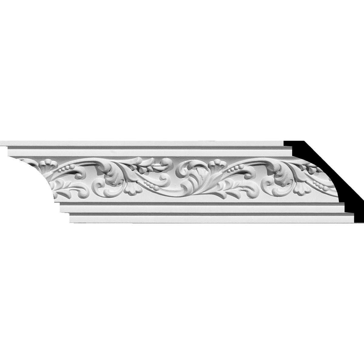 Ekena Millwork 2 3/4"H x 2 3/4"P x 4"F x 94 1/2"L Tristan Crown Moulding & Reviews | Wayfair