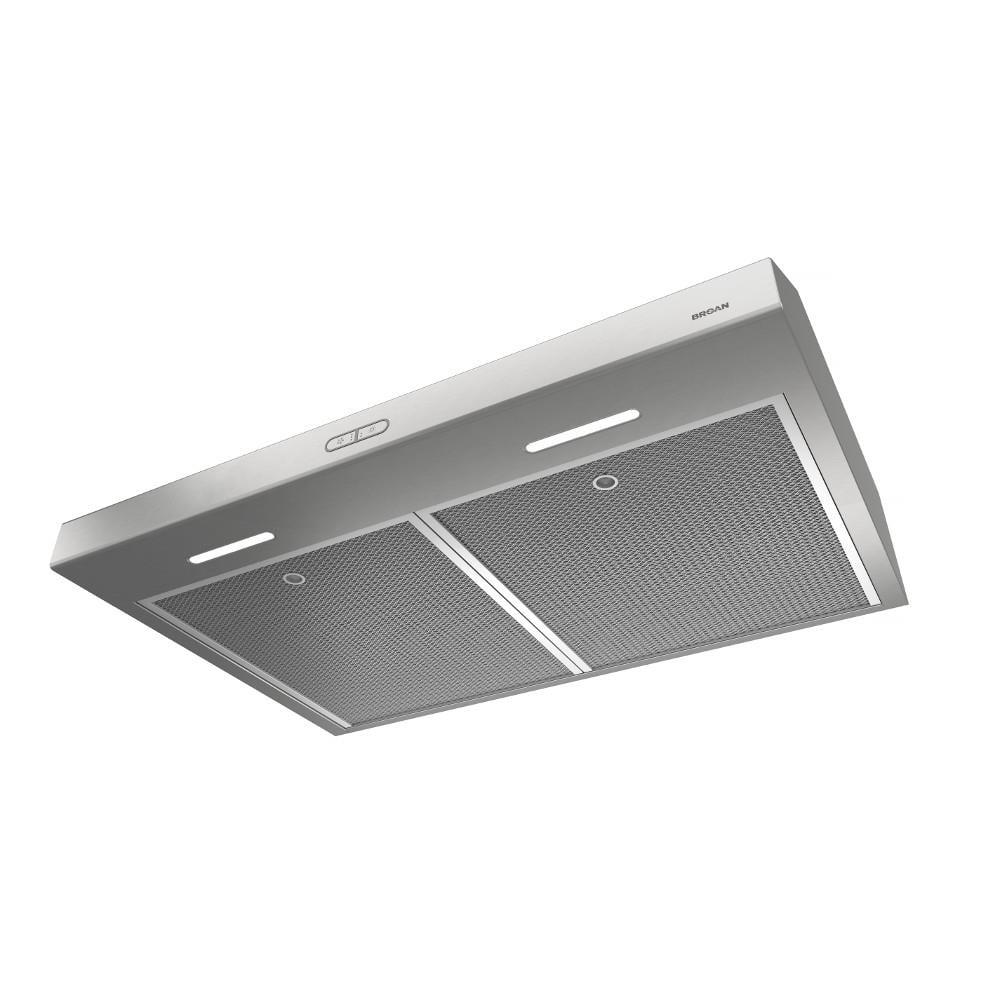 Broan NuTone Broan NuTone 36" Steel 375 CFM Convertible Under Cabinet Range Hood with Mesh Filter BCDF136SS