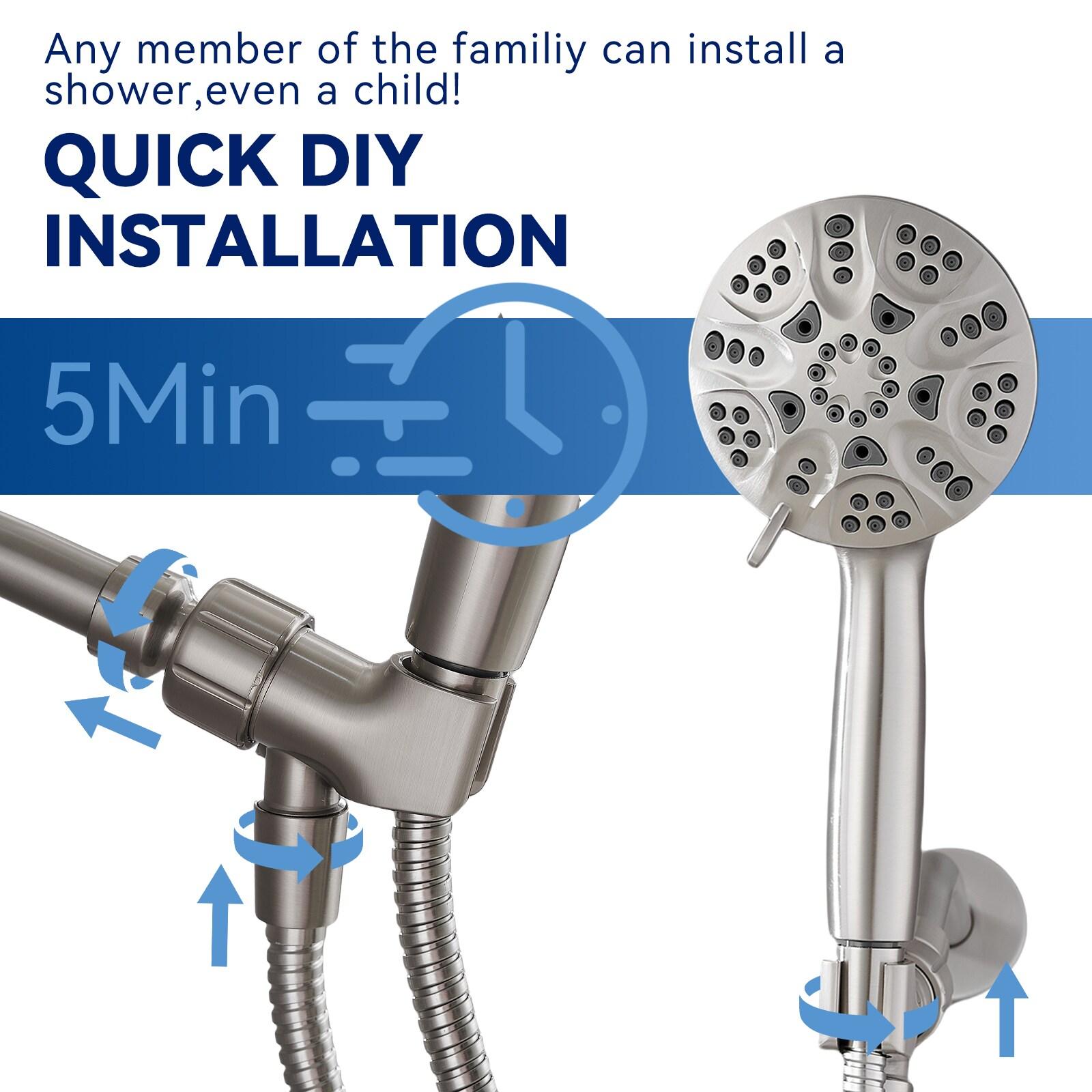 VIBRANTBATH H-7803-N Adjustable Shower Head 1.8 GPM GPM