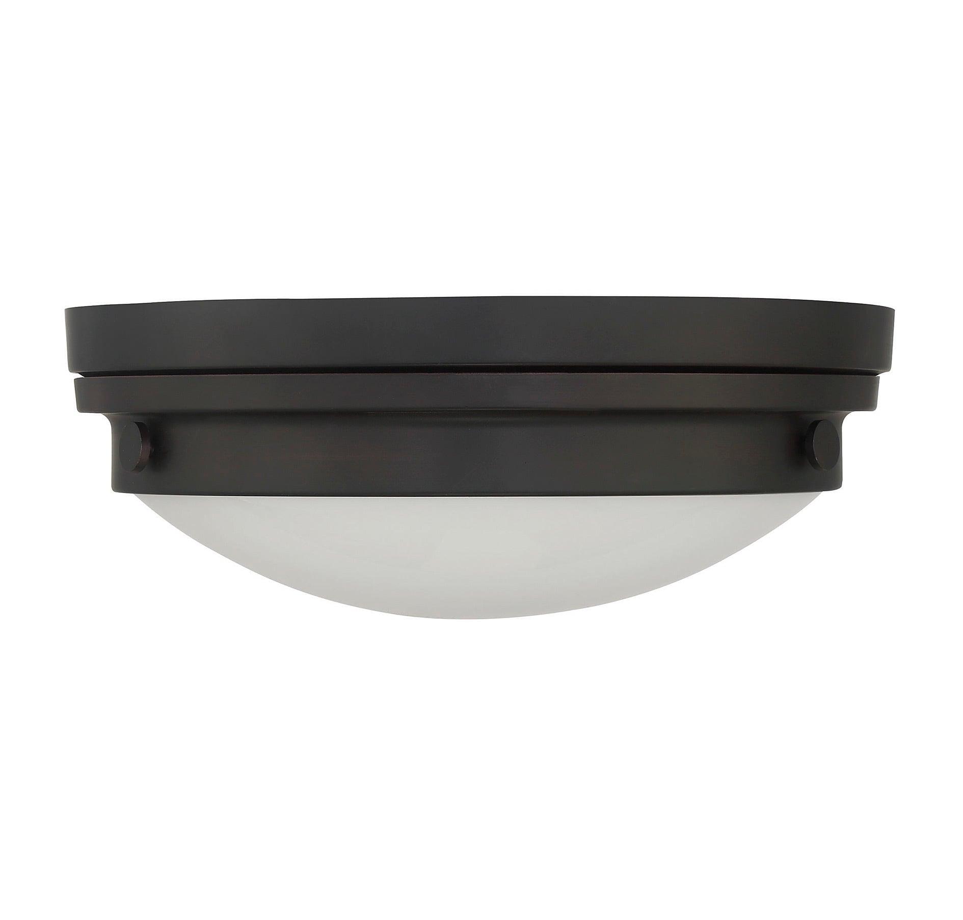 Savoy House Lucerne 3 - Light Flush Mount in  English Bronze