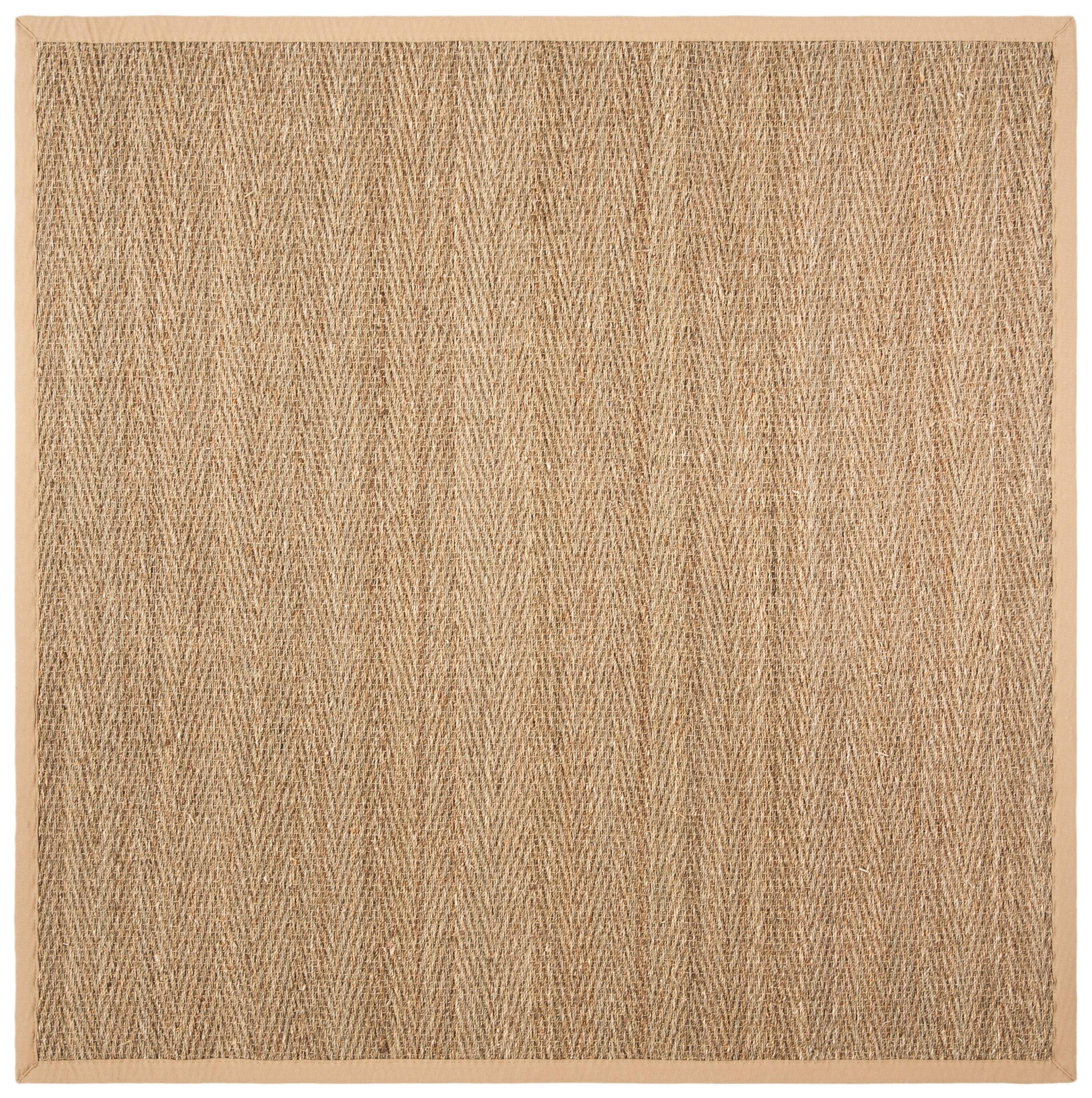 Natural Fiber NF115 Power Loomed Indoor Area Rug - Natural/Beige - 6'x6' - Safavieh.