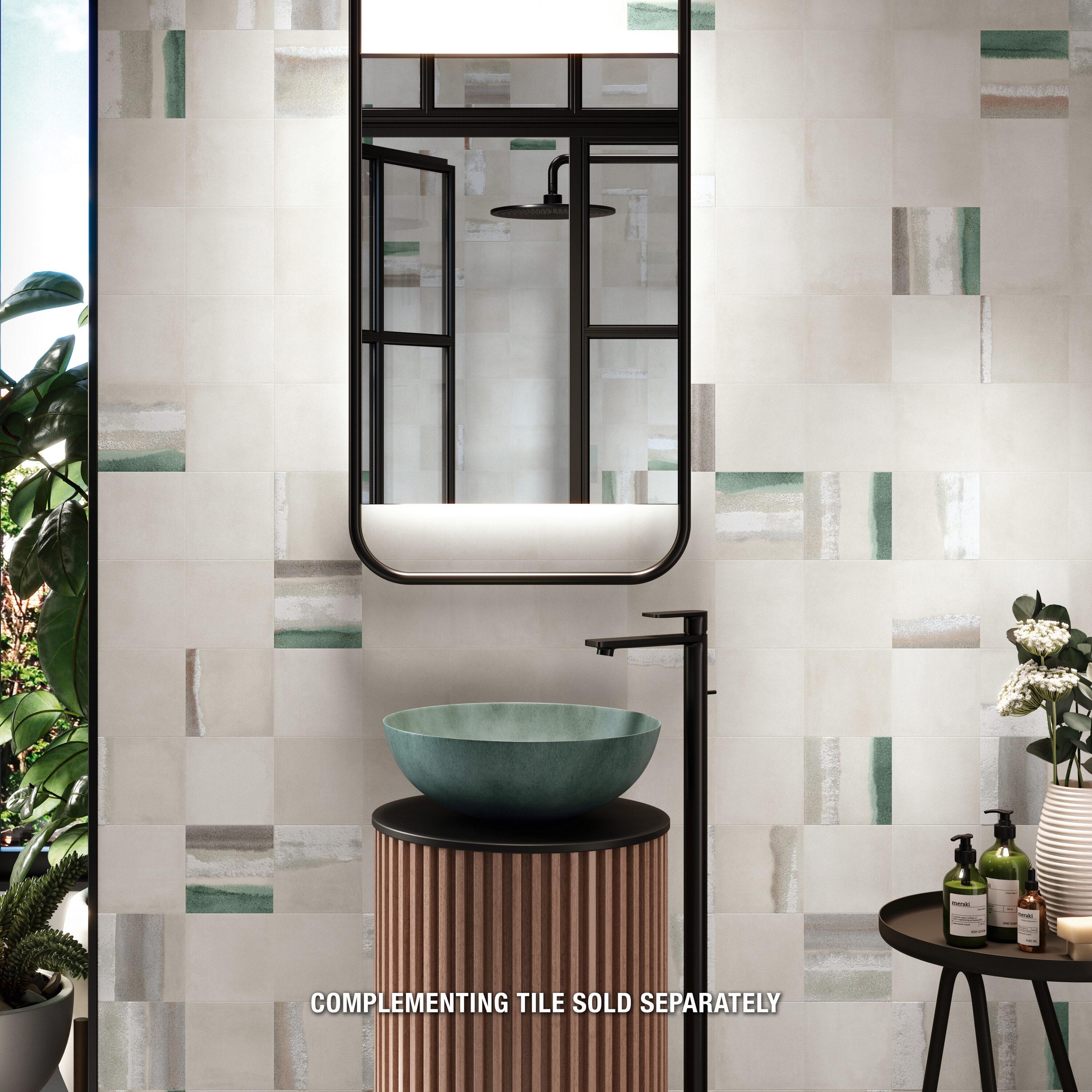 Matter 6" x 6" Porcelain Stone Look Floor and Wall Tile