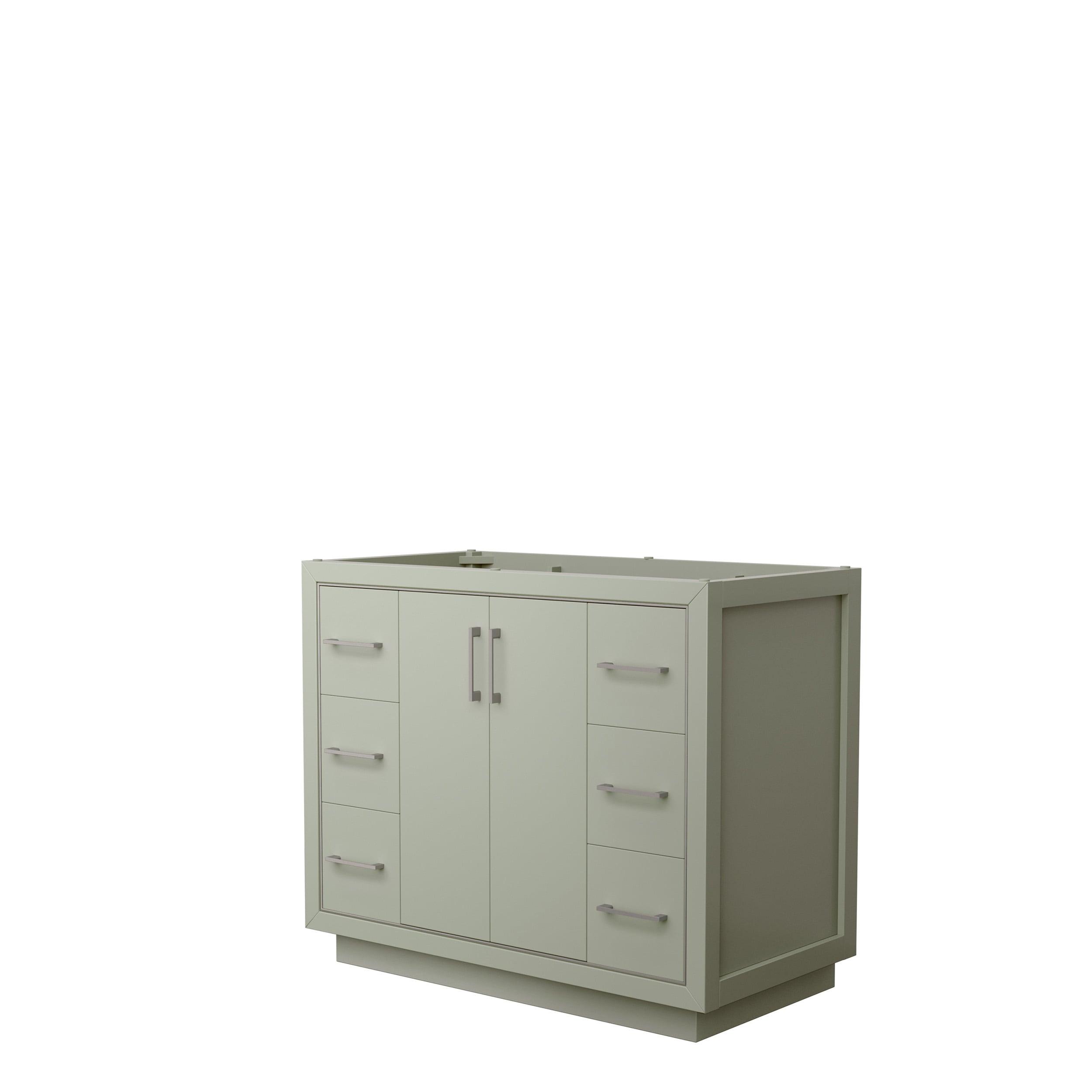 Wyndham Collection Icon 59.25" Single Bathroom Vanity Base and Mirror Only