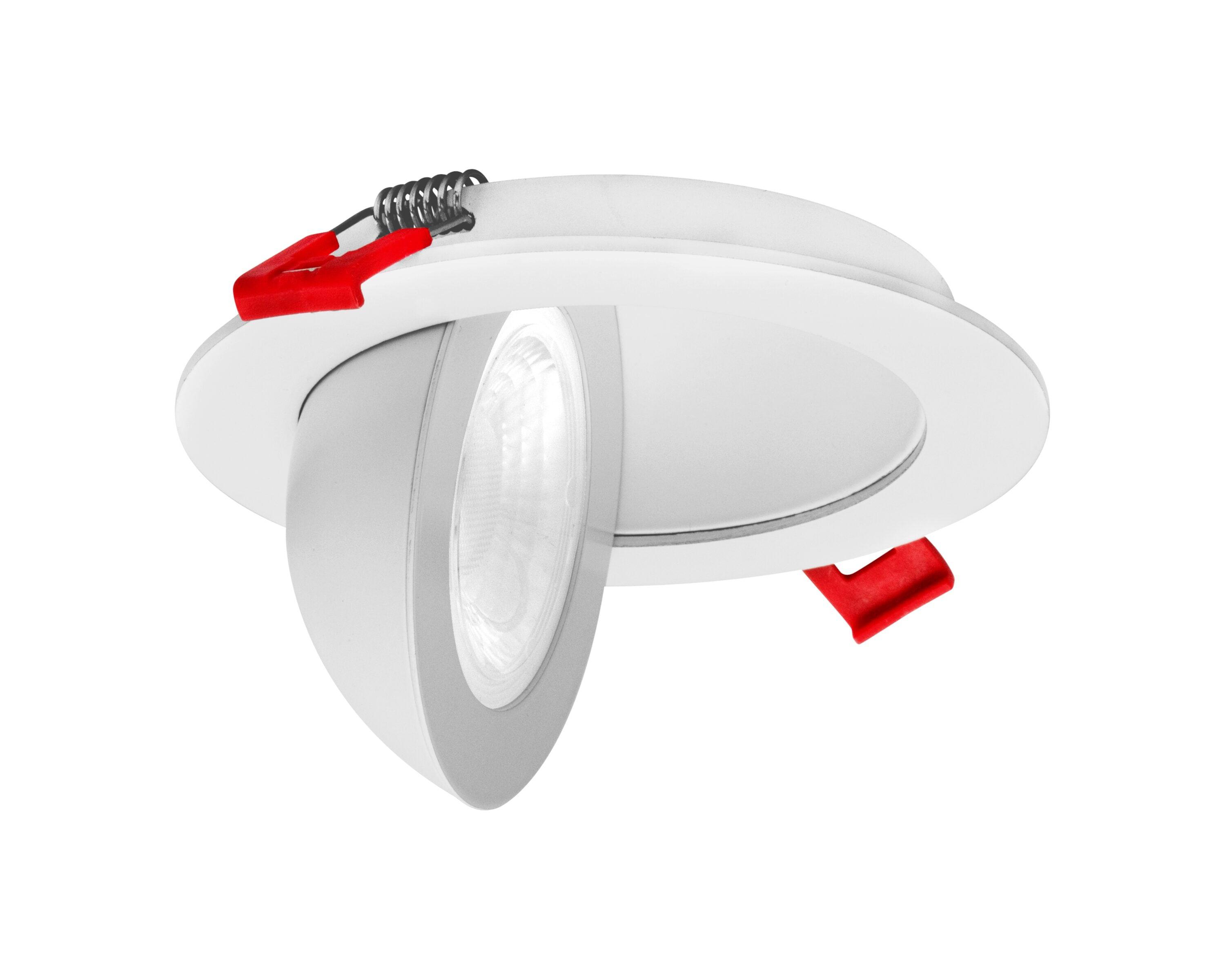 DGF43 4'' Selectable Color Temperature Dimmable Air-Tight IC Rated LED Canless Recessed Lighting Kit