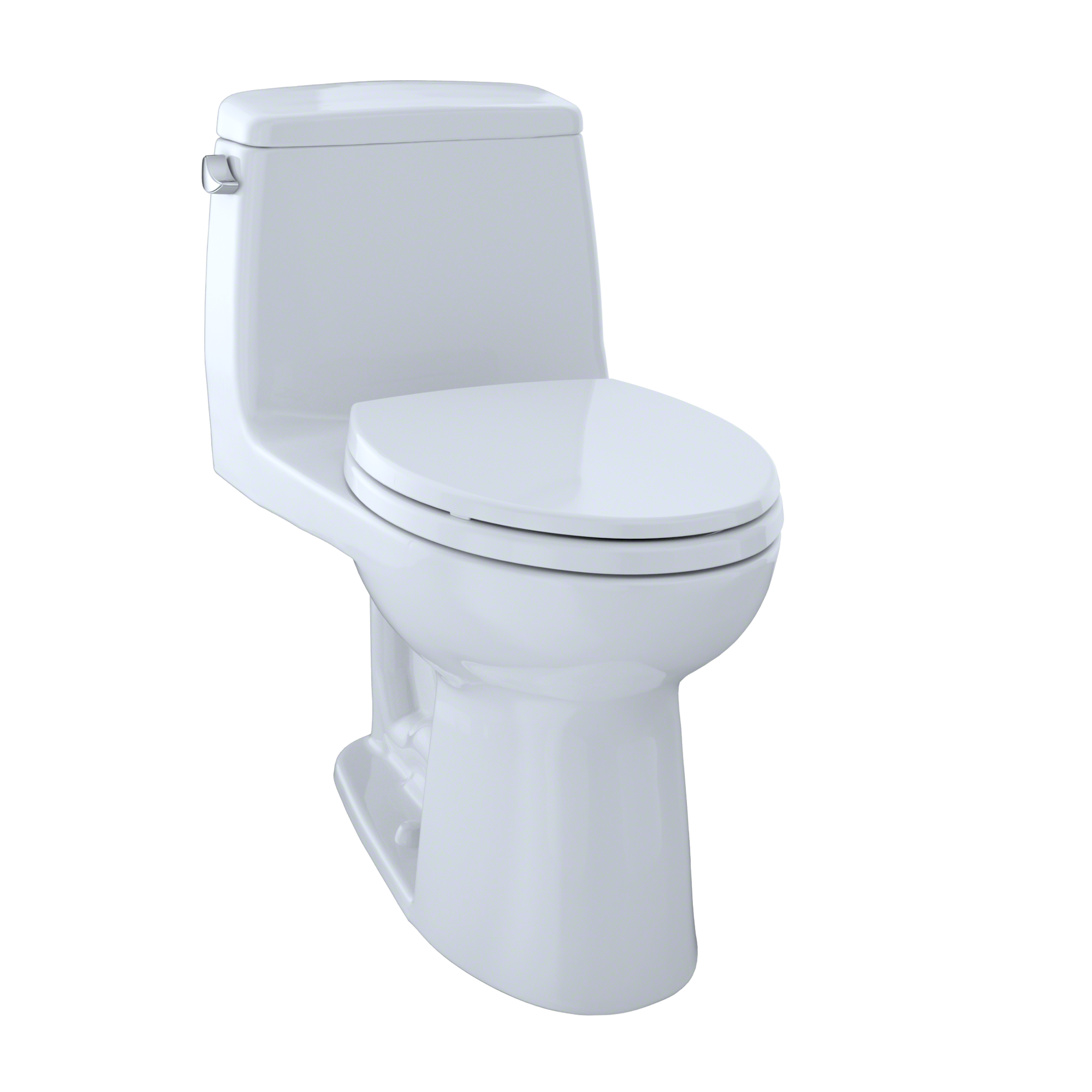 TOTO® Eco UltraMax® One-Piece Elongated 1.28 GPF Toilet with CEFIONTECT, Cotton White MS854114EG#01