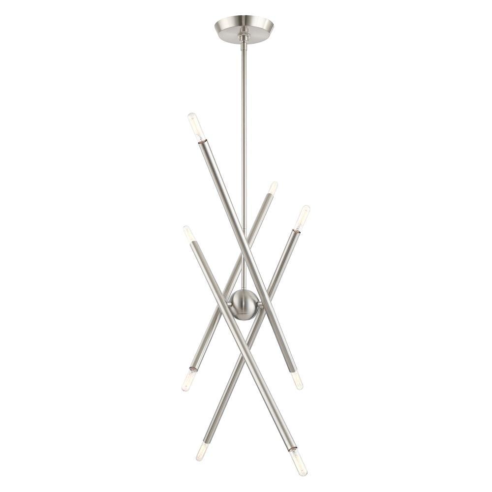 Livex Lighting Soho 8 - Light Chandelier in  Brushed Nickel