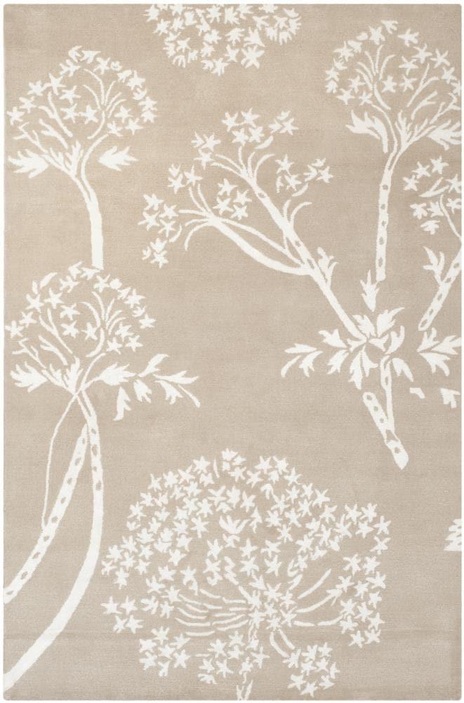 Bella BEL131 Hand Tufted Area Rug - Sand/Ivory - 6'x9' - Safavieh.