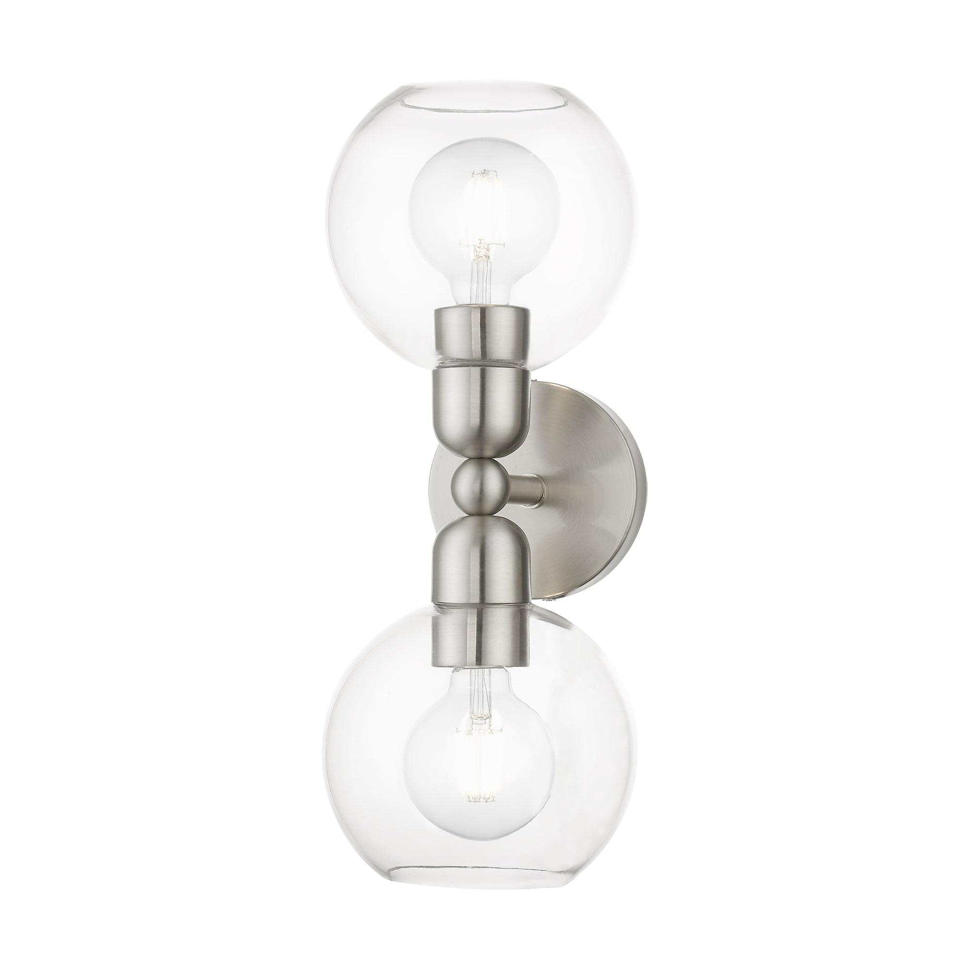 Livex Lighting Downtown 2 - Light Vanity in  Brushed Nickel