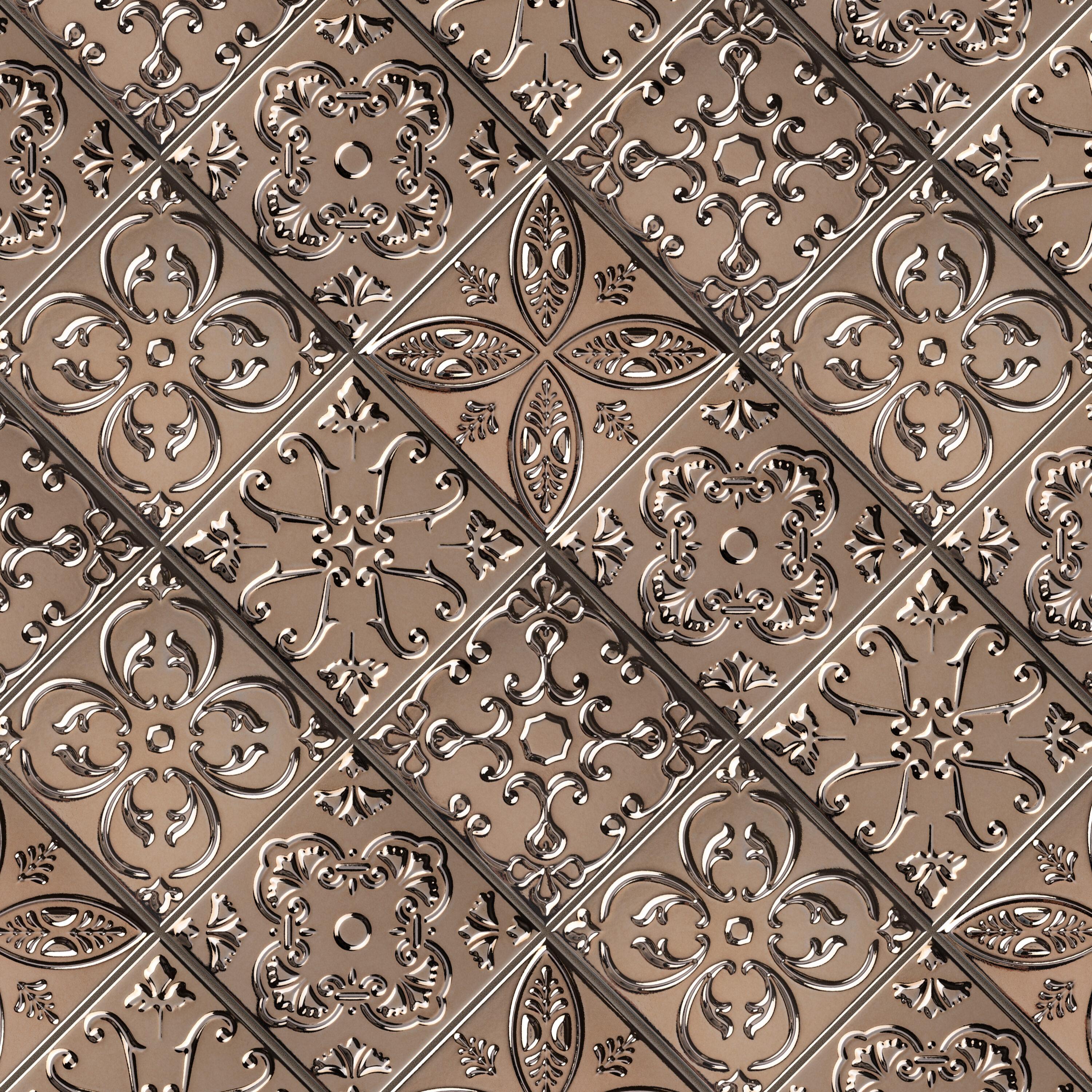 Trend 8" x 8" Ceramic Patterned Wall Tile