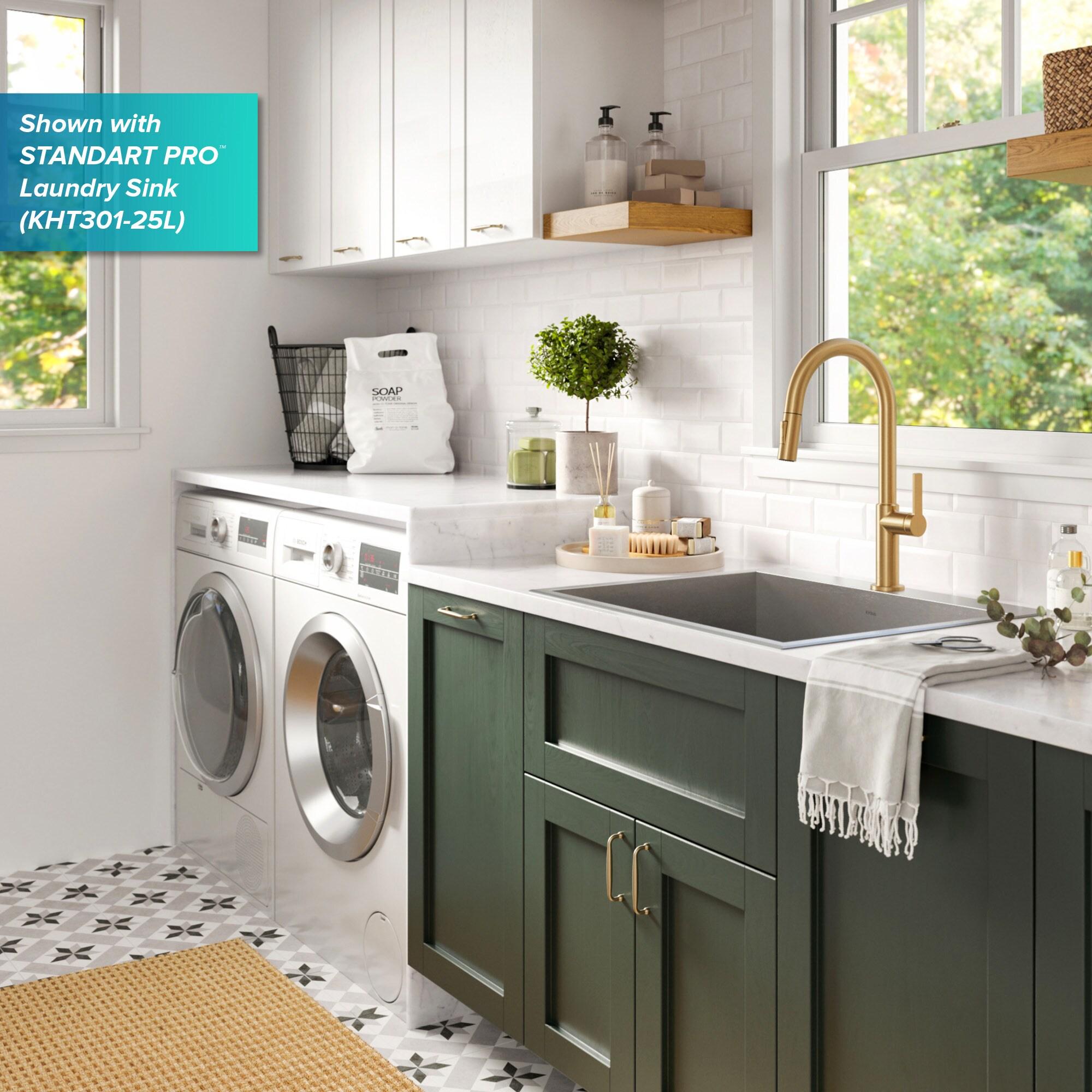 KRAUS Oletto Single Handle Pull Down Kitchen Faucet