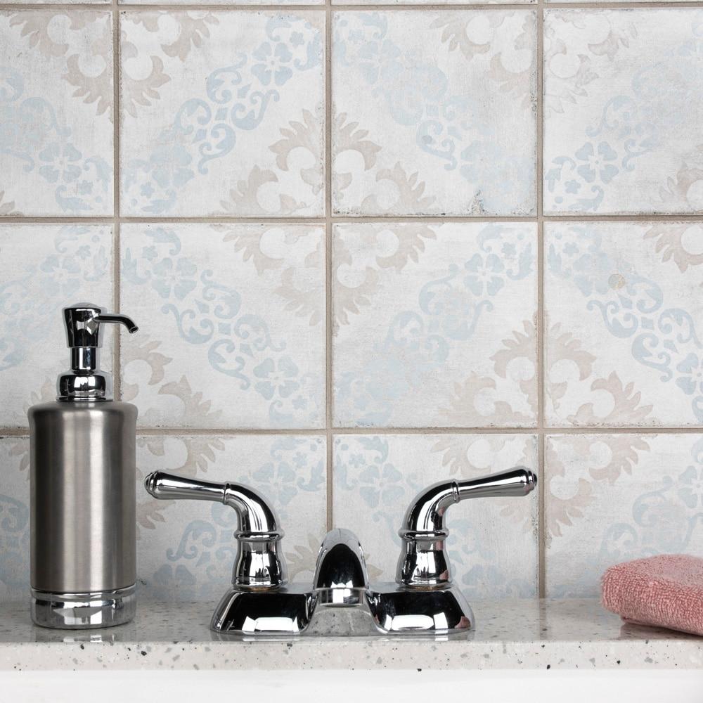 Barcelona 6" x 6" Porcelain Patterned Wall & Floor Tile