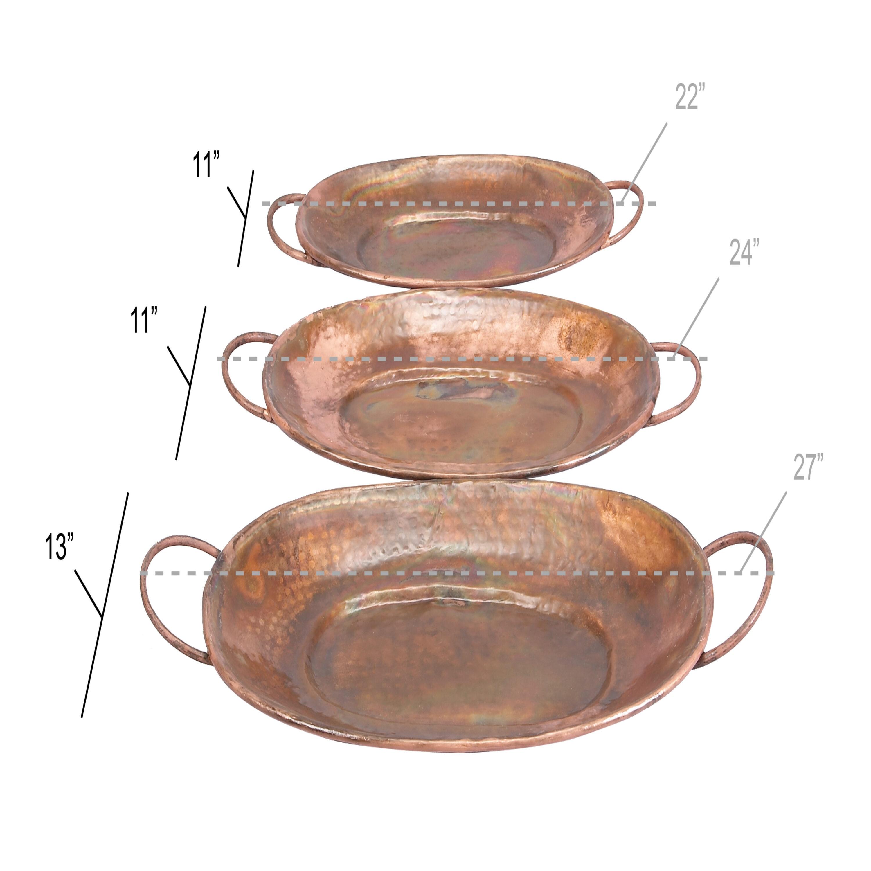 Gracie Oaks Crites Metal Tray