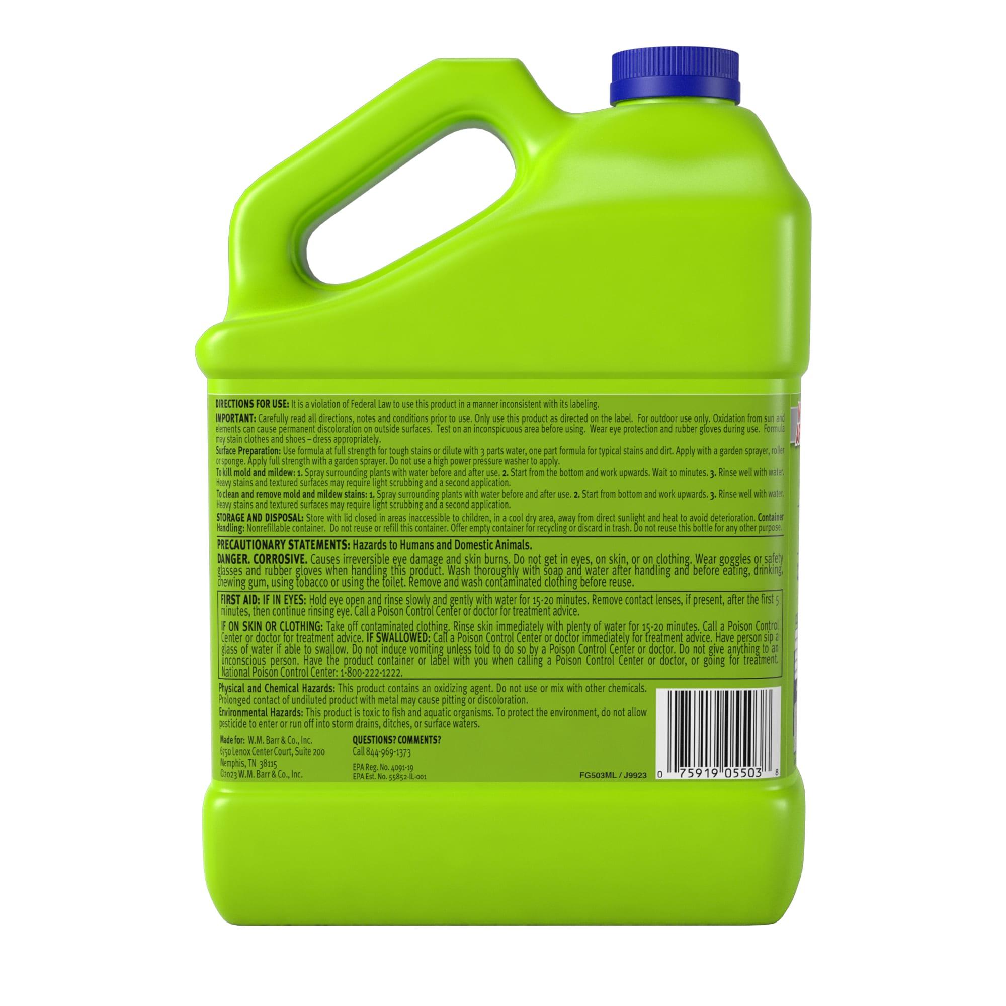 Mold Armor E-Z House Wash for Exterior Cleaning, 1 Gallon