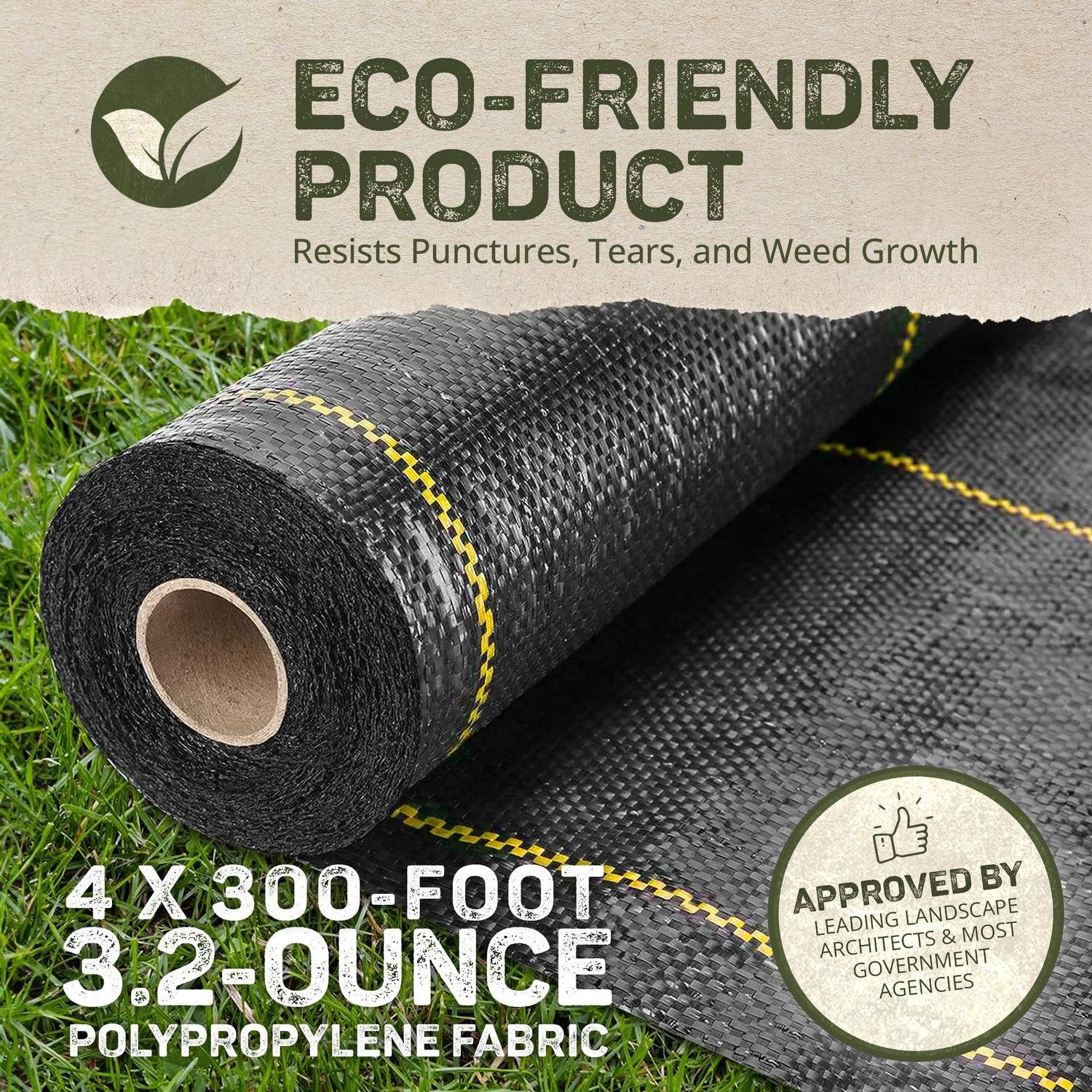 DeWitt Sunbelt Woven Weed Barrier Landscape Fabric Ground Cover (Set of 2)