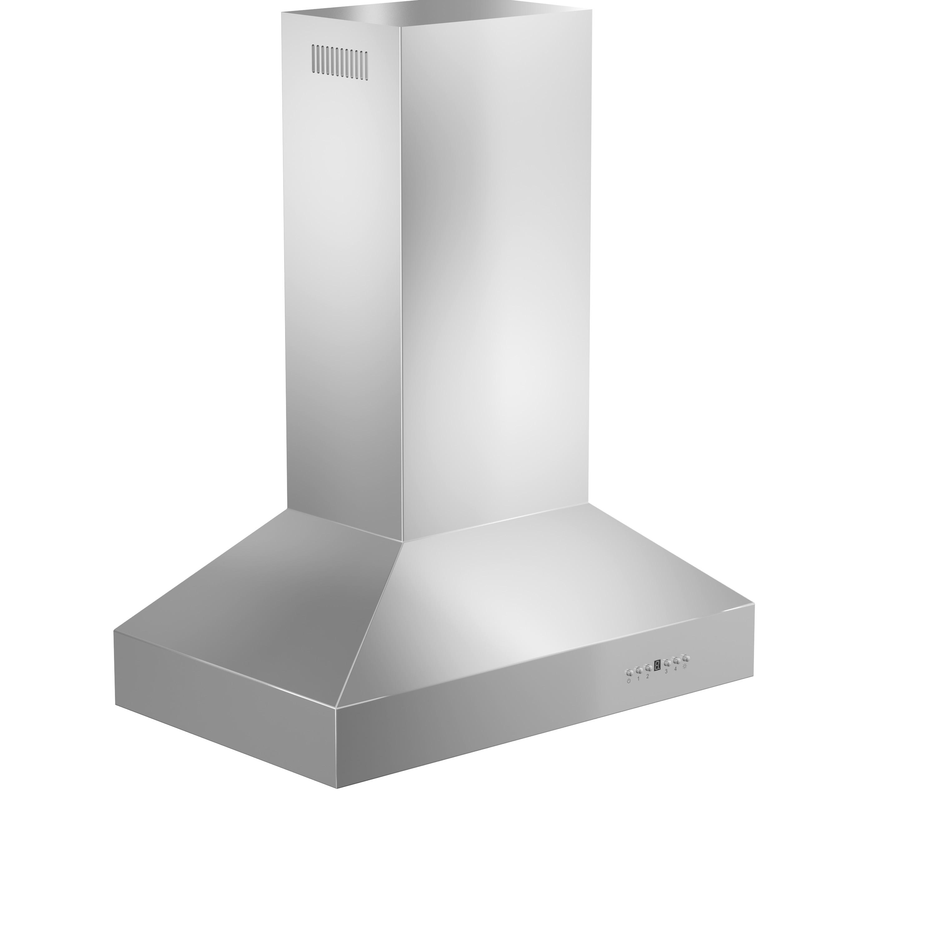 ZLINE 42 in. Professional Ducted Wall Mount Range Hood in Stainless Steel (697-42)