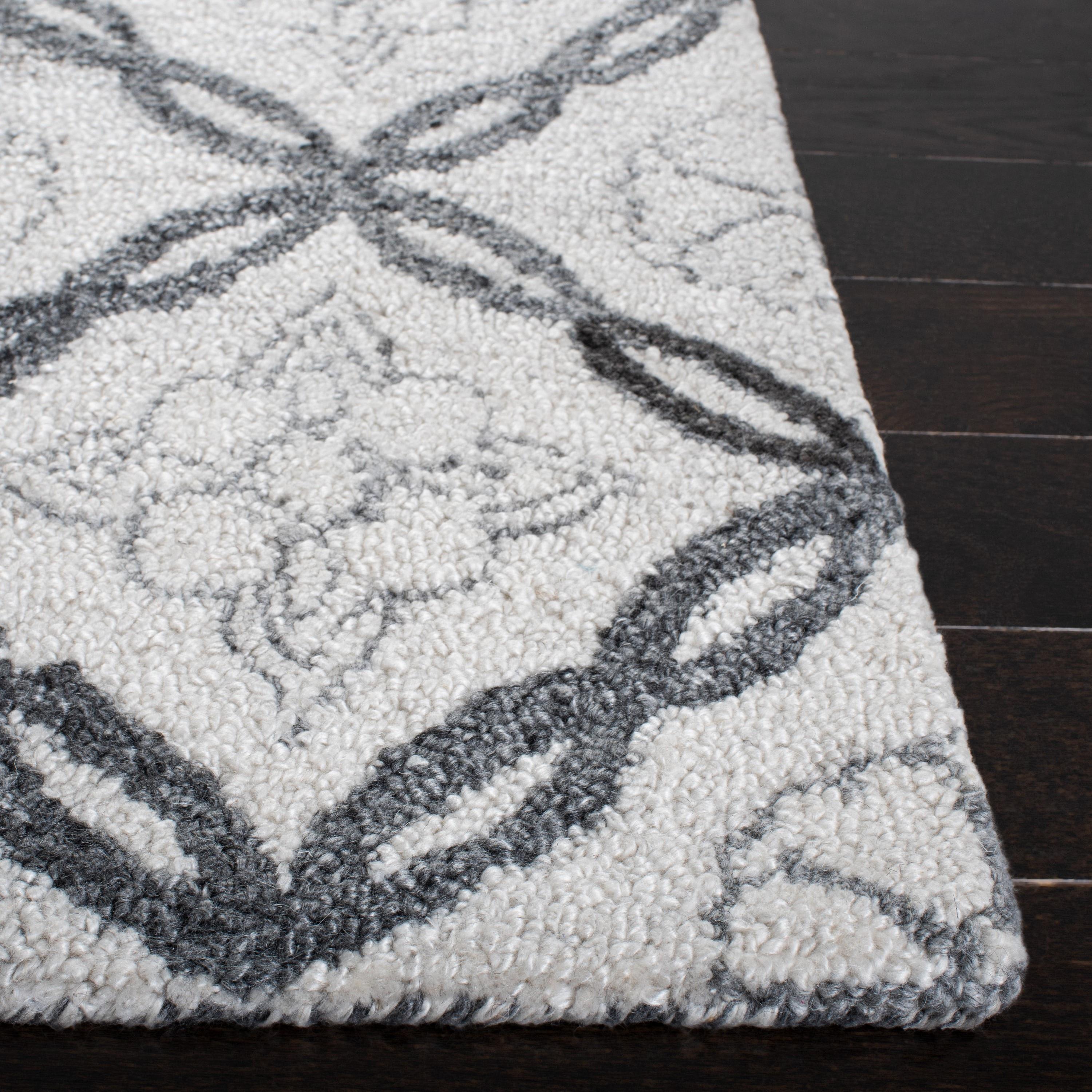 Marquee MRQ118 Hand Tufted Indoor Area Rug - Ivory/Grey - 8'x10' - Safavieh