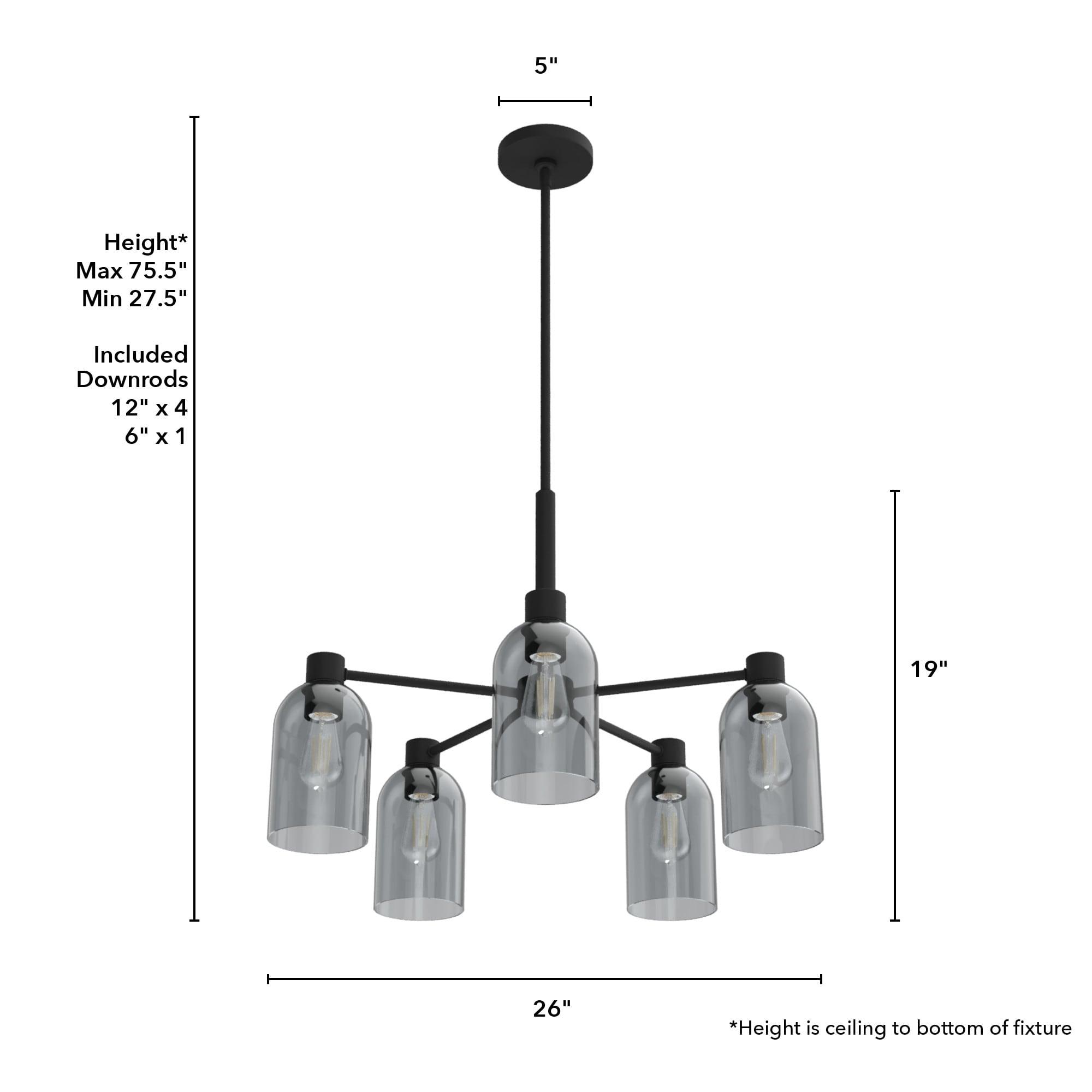 Lochemeade 5 - Light Unique / Statemen Cylinder Chandelier