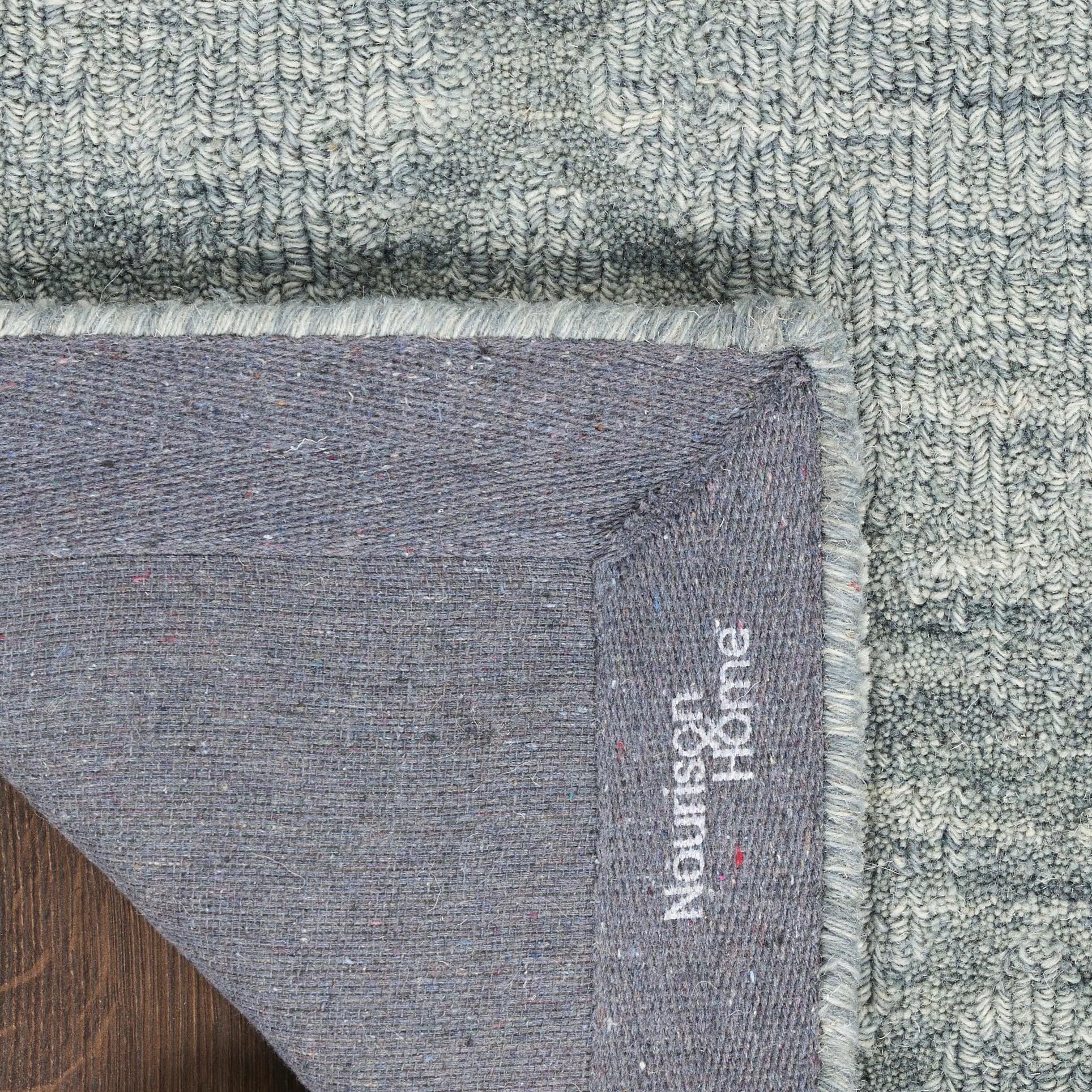 Nourison Wool Haven Blue Modern Wool Indoor Rug