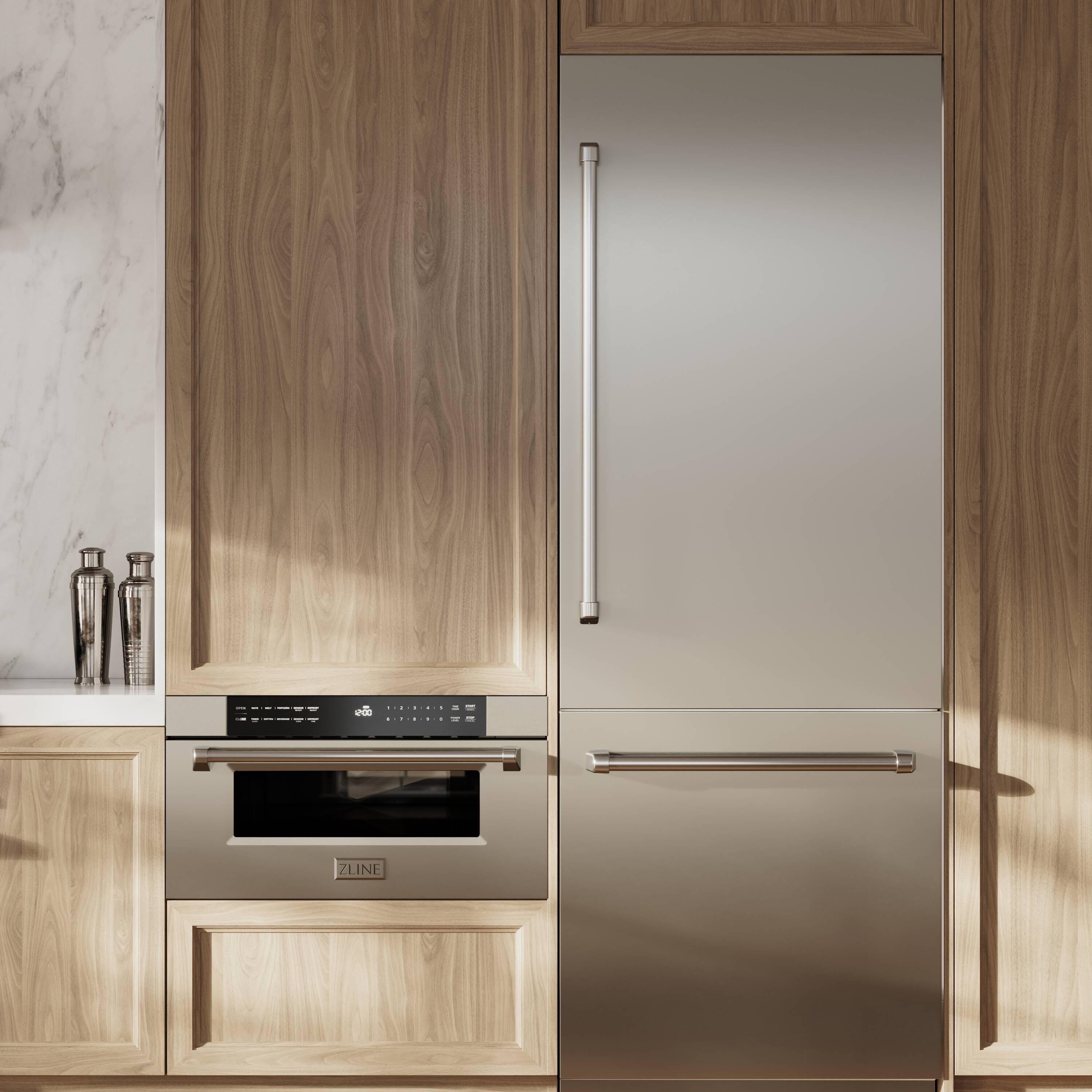 ZLINE KITCHEN AND BATH RBIV30430 bottom freezer built in refrigerator
