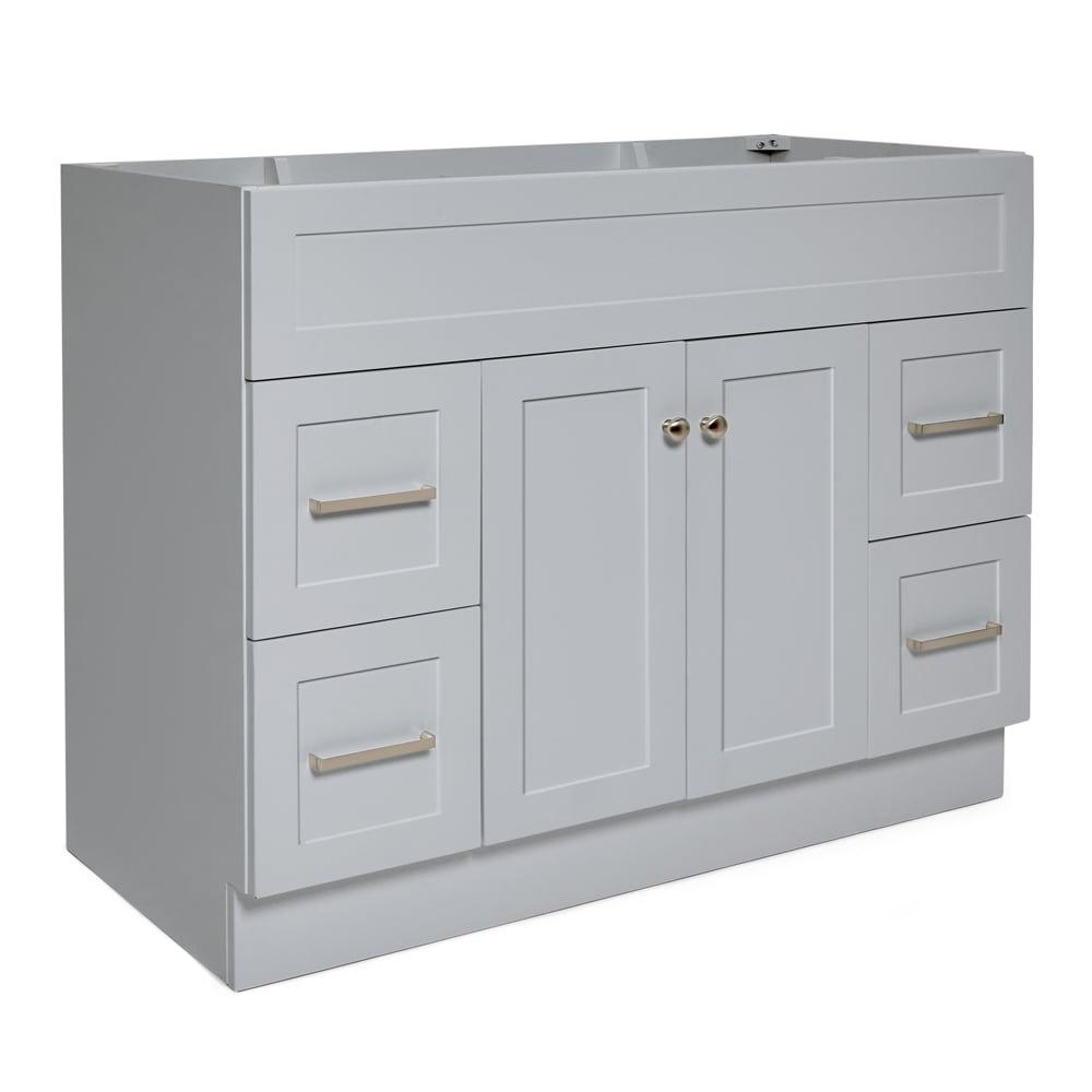 Ariel F043s-Bc Hamlet 42" Single Free Standing Vanity Cabinet Only - Grey