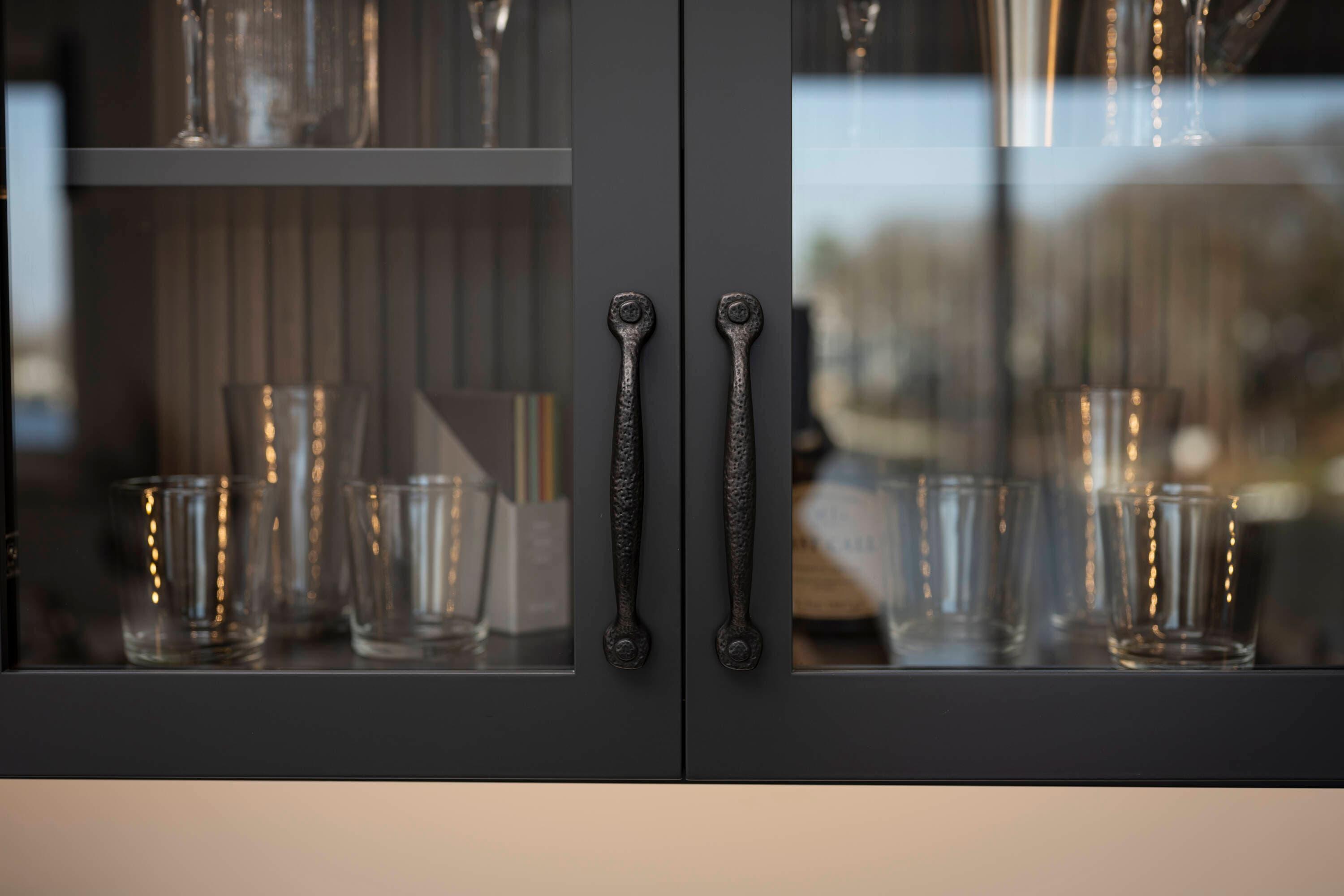 Refined Rustic Kitchen Cabinet Handles, Solid Core Drawer Pulls for Cabinet Doors