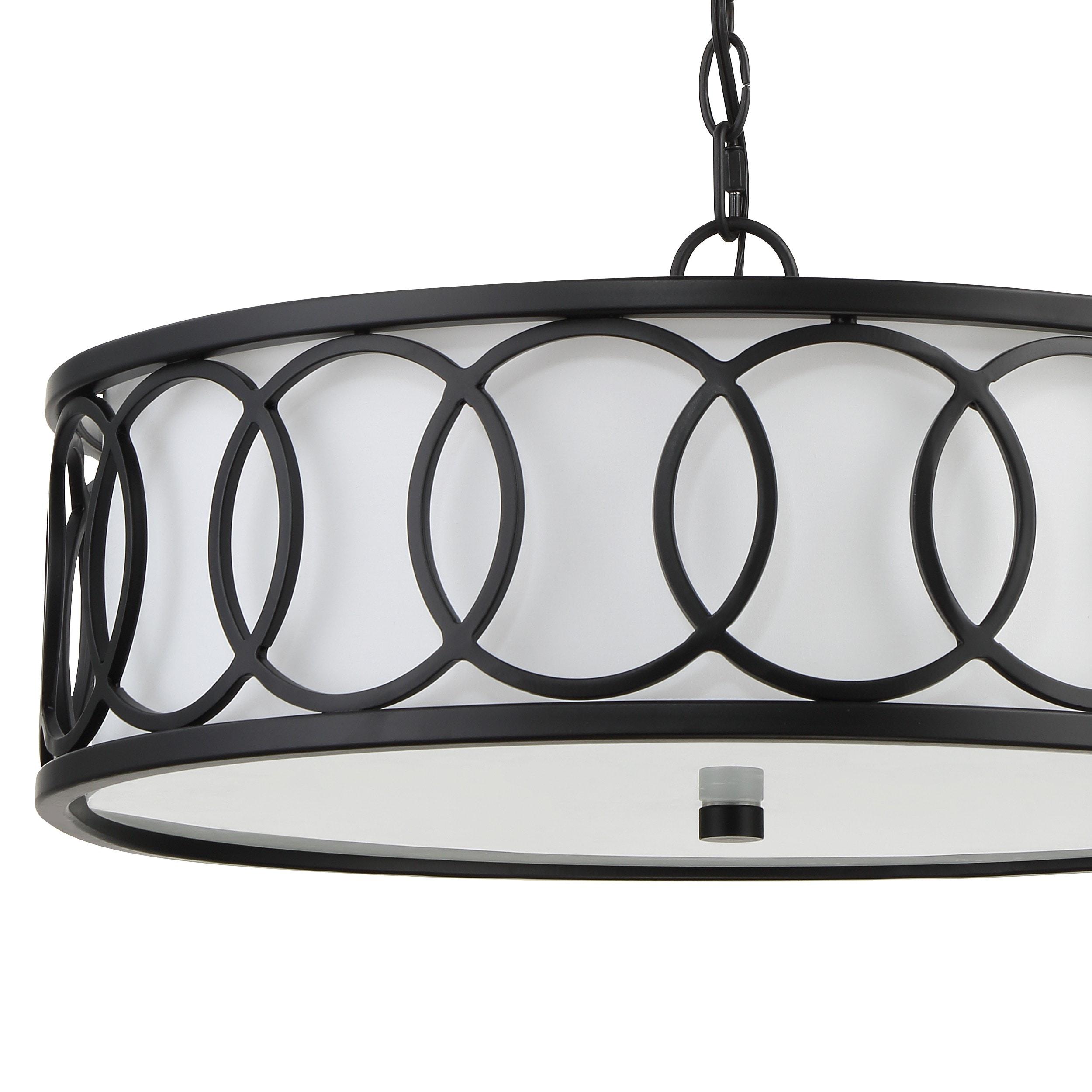 Crystorama Lighting Graham 6 - Light Chandelier in  Matte Black