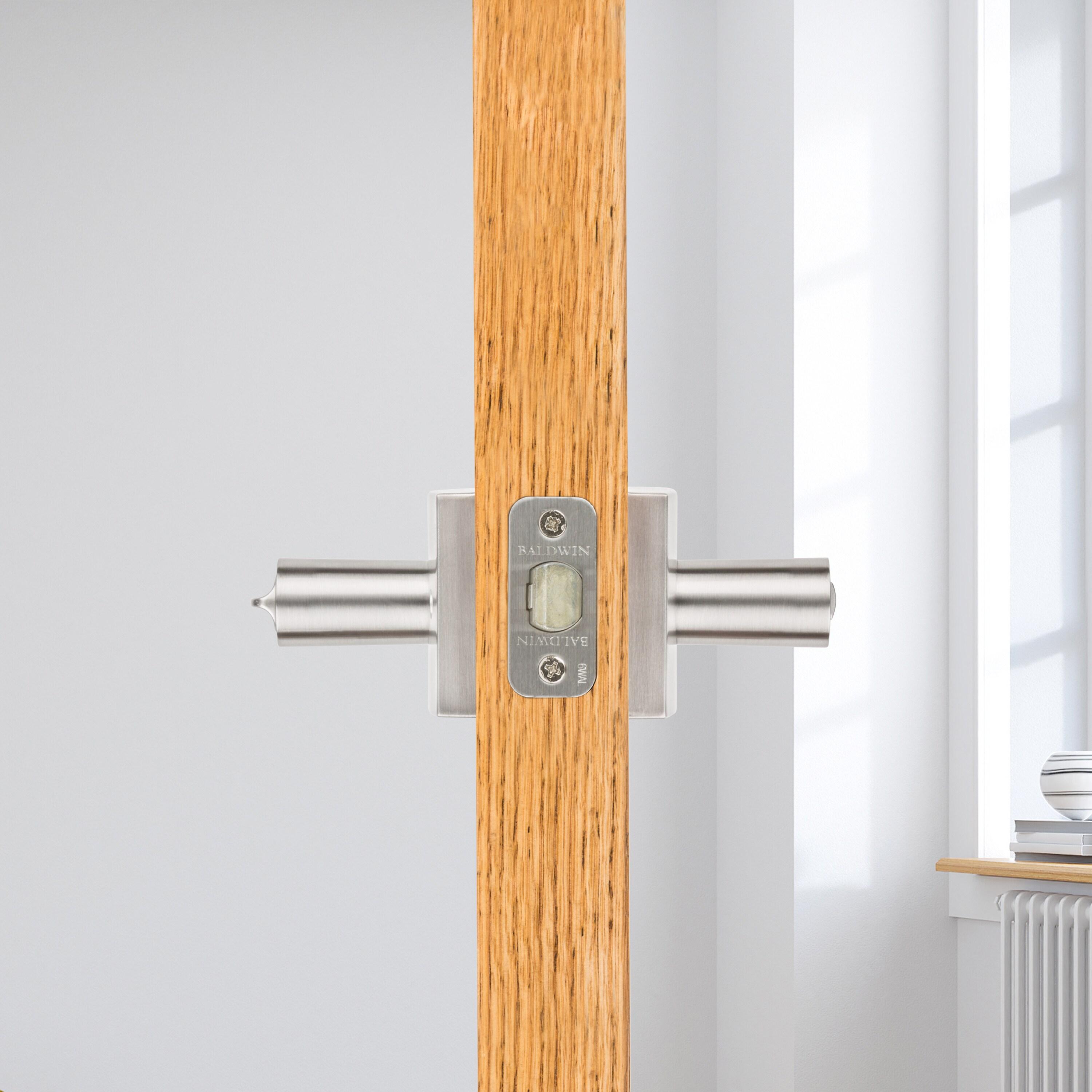 Baldwin Spyglass Bed/Bath Lever in SN