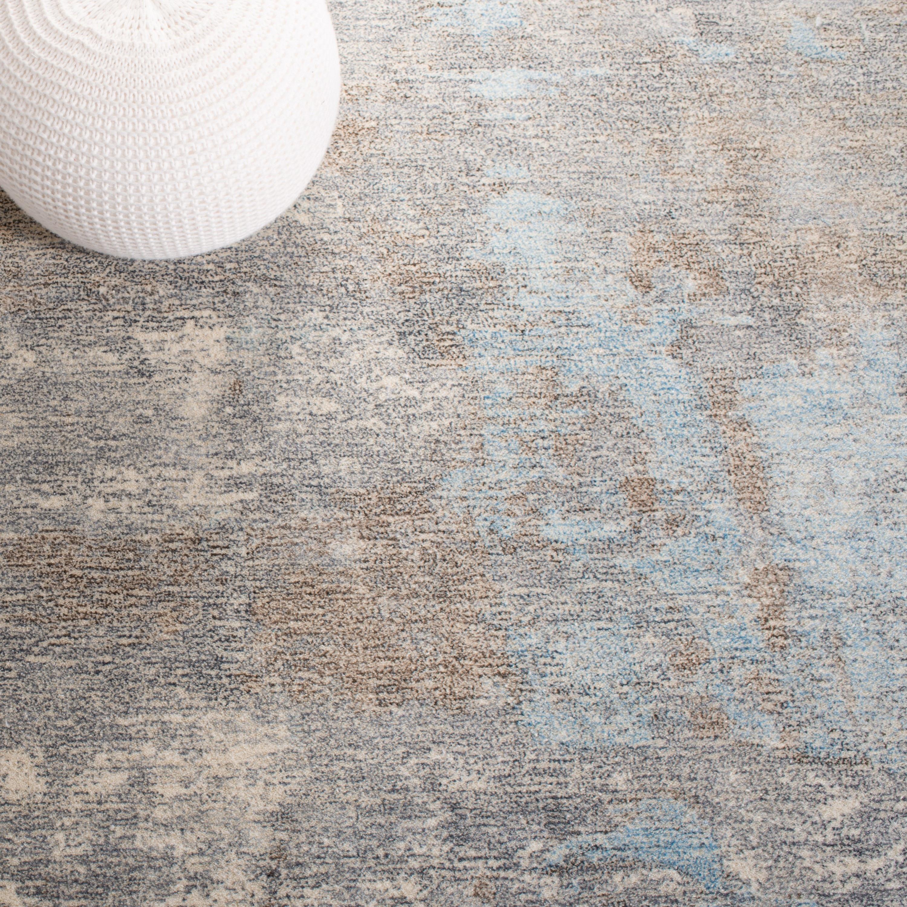 Restoration Vintage RVT113 Hand Tufted Area Rug - Grey/Blue - 3'x5' - Safavieh.