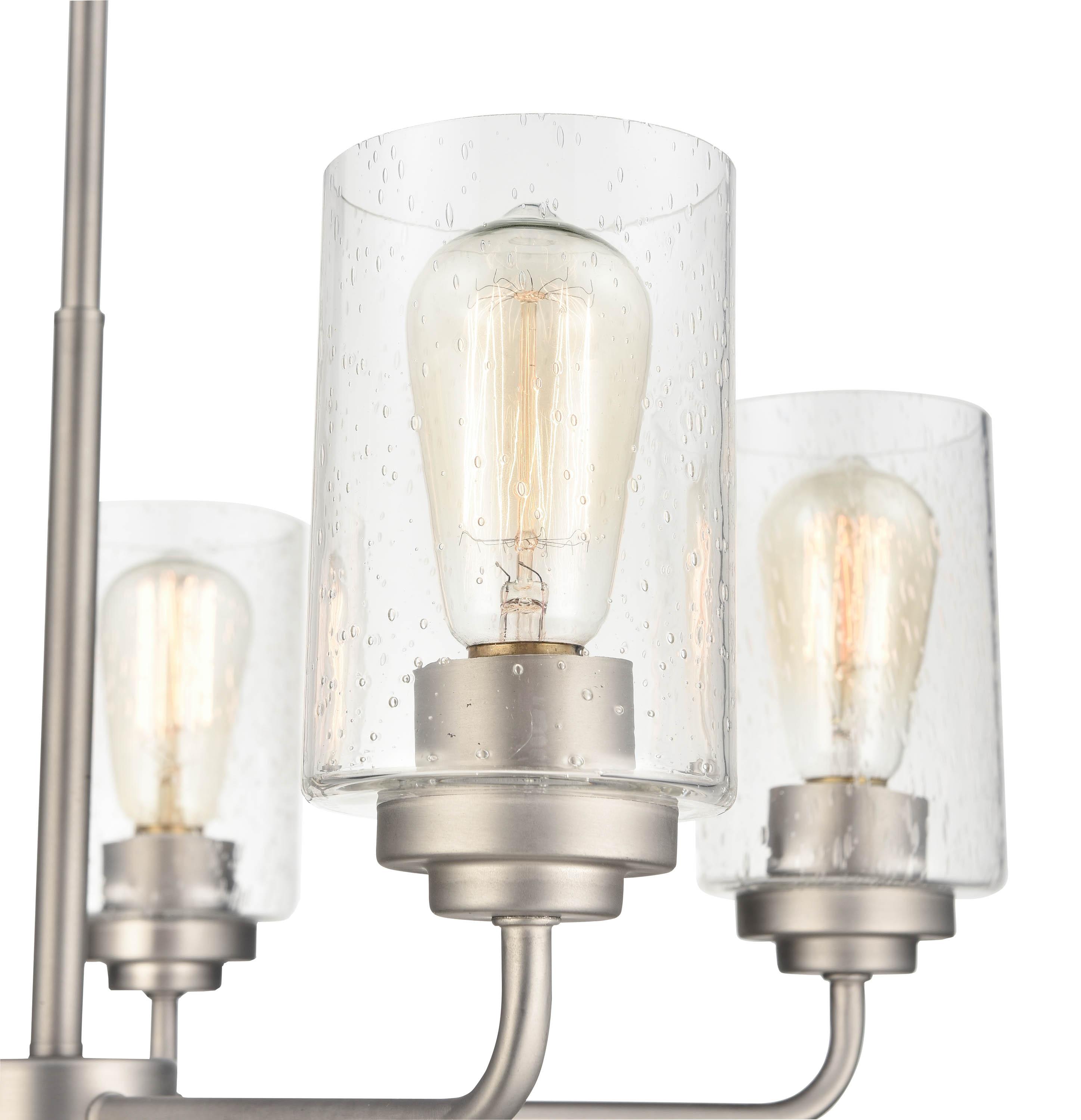 Millennium Lighting Moven 5 - Light Chandelier in  Satin Nickel
