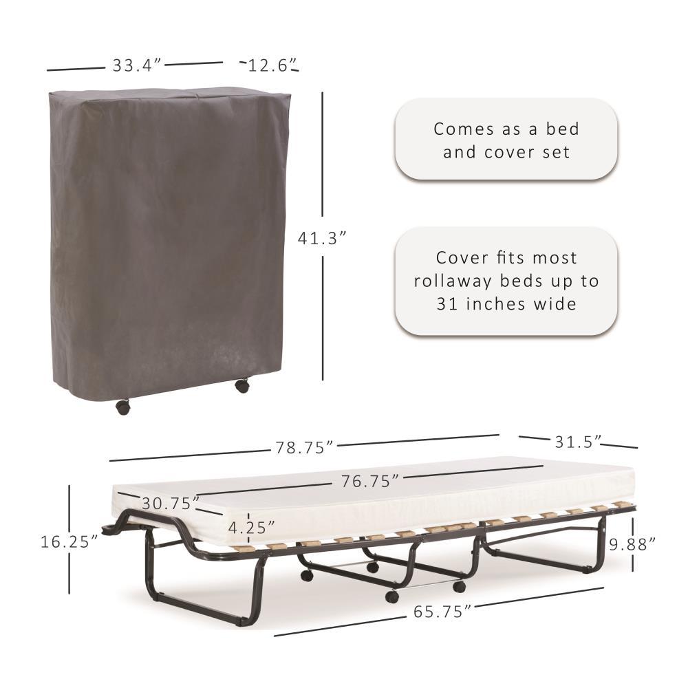 Linon Luxor Folding Bed With Cover
