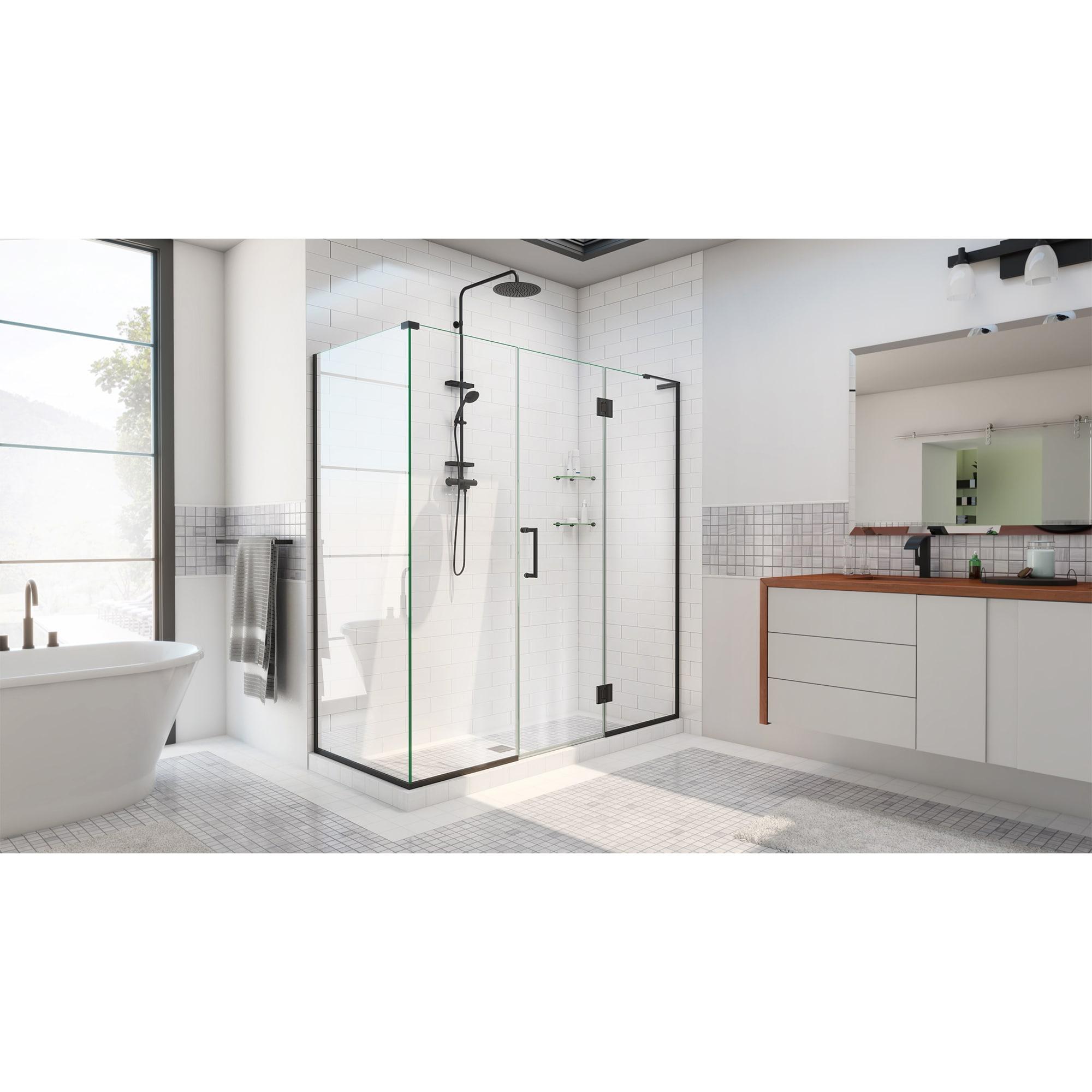 Unidoor-X 70.5" x 72" Rectangle Hinged Shower Enclosure