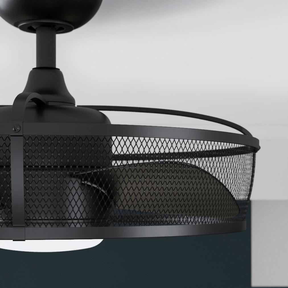 Fanimation Henry 20 Black Indoor/Outdoor Ceiling Fan